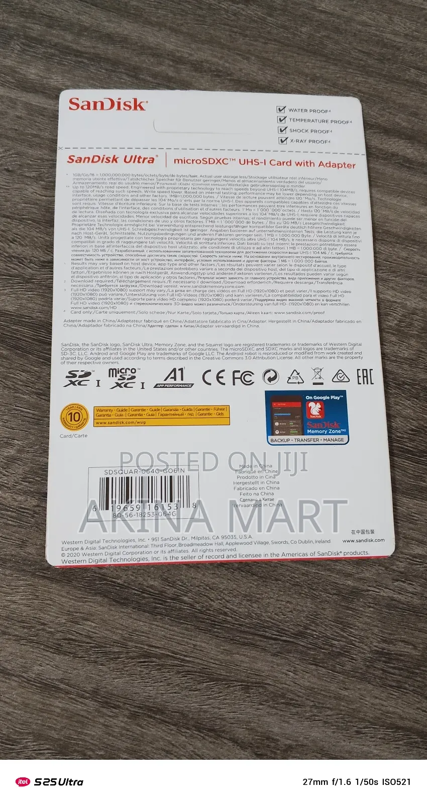 64gb Sandisk Sd Card