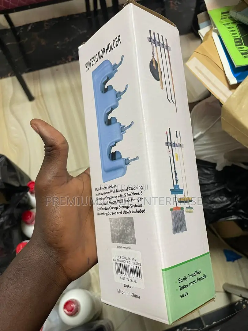 Multipurpose Wall Mounted Mop Broom Holder