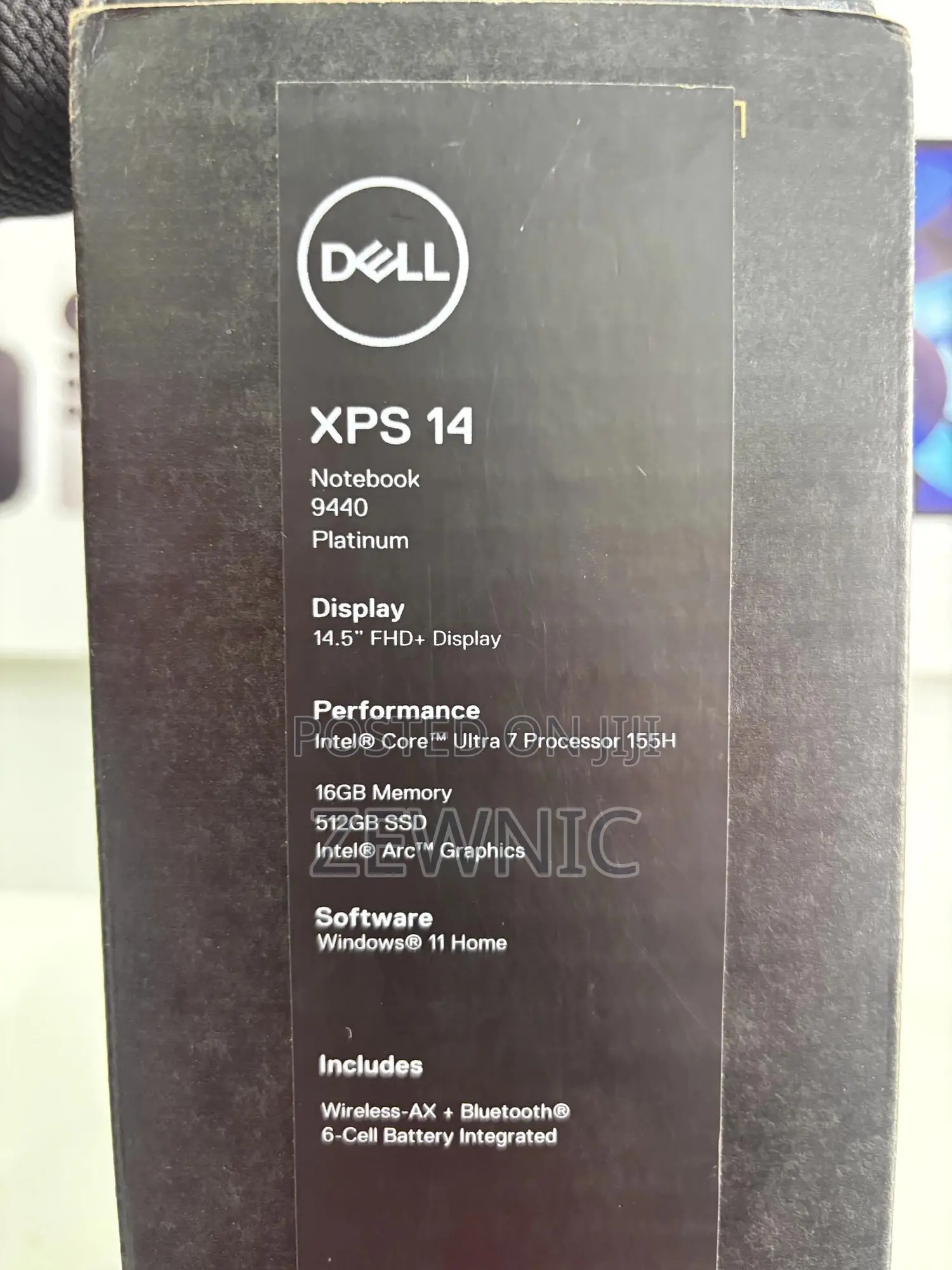 New Laptop Dell XPS 14 9440 16GB Intel Core Ultra 7 SSD 512GB