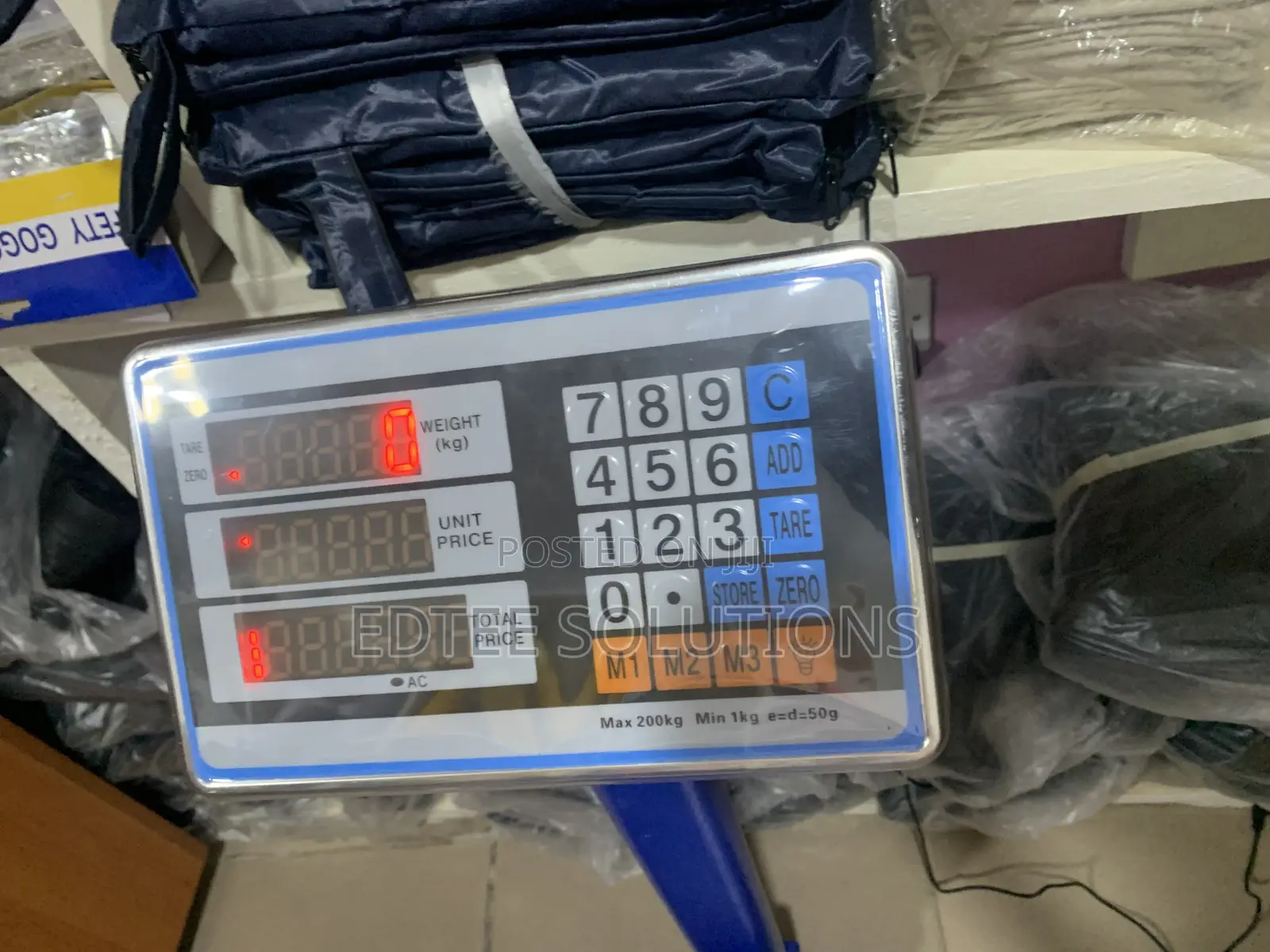 24hr Rechargeable 200kg Digital Platform Scale (Calibration Available)