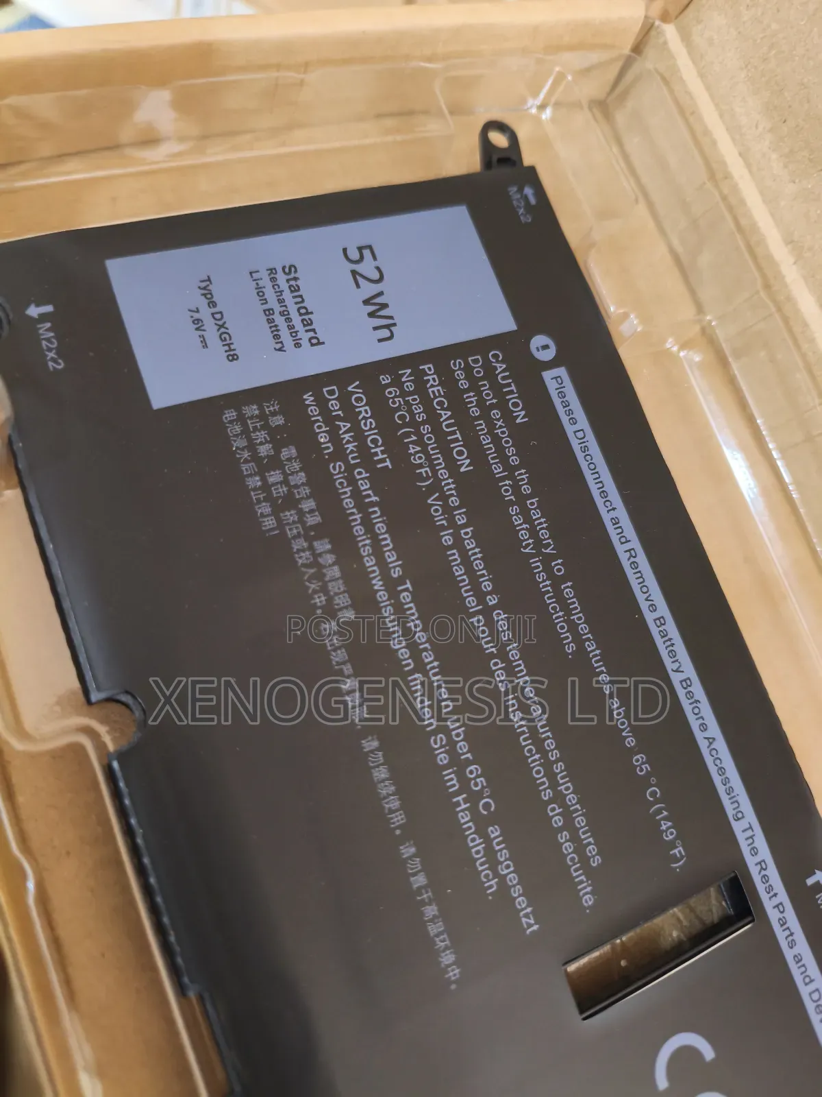 Dxgh8 for Dell XPS 13-9370 13-9380