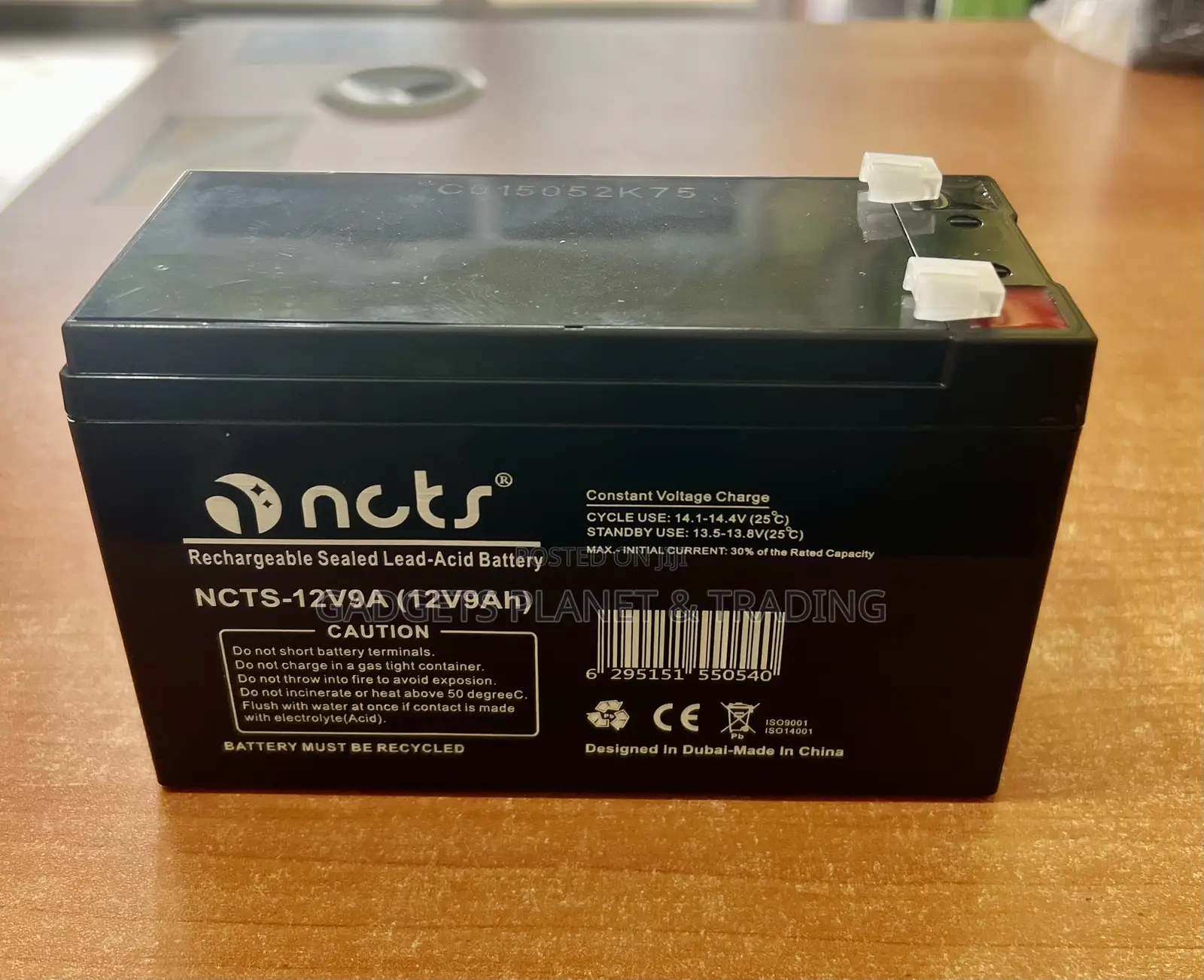 NCTS 12v 9h Sealed Lead-Acid 12v 9ah Rechargeable Battery for Ups Etc