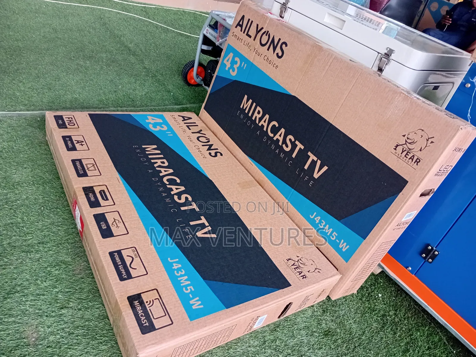 Newly Stocked 43" Ailyons Miracast Tv Frameless Bringing People Close