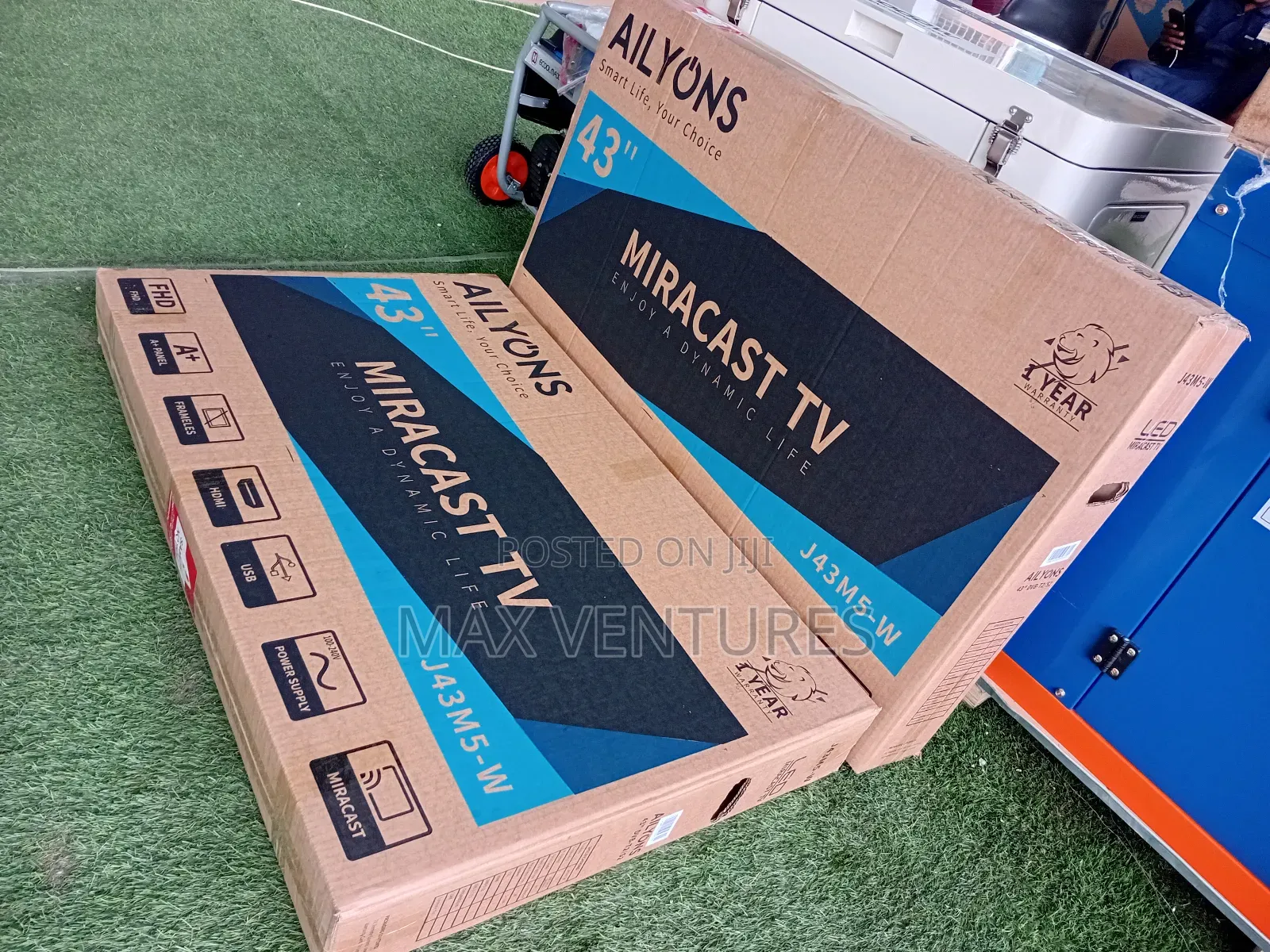 Ailyons 43" Led Frameless T2/S2 Digital Satellite Tv the Best Is Here