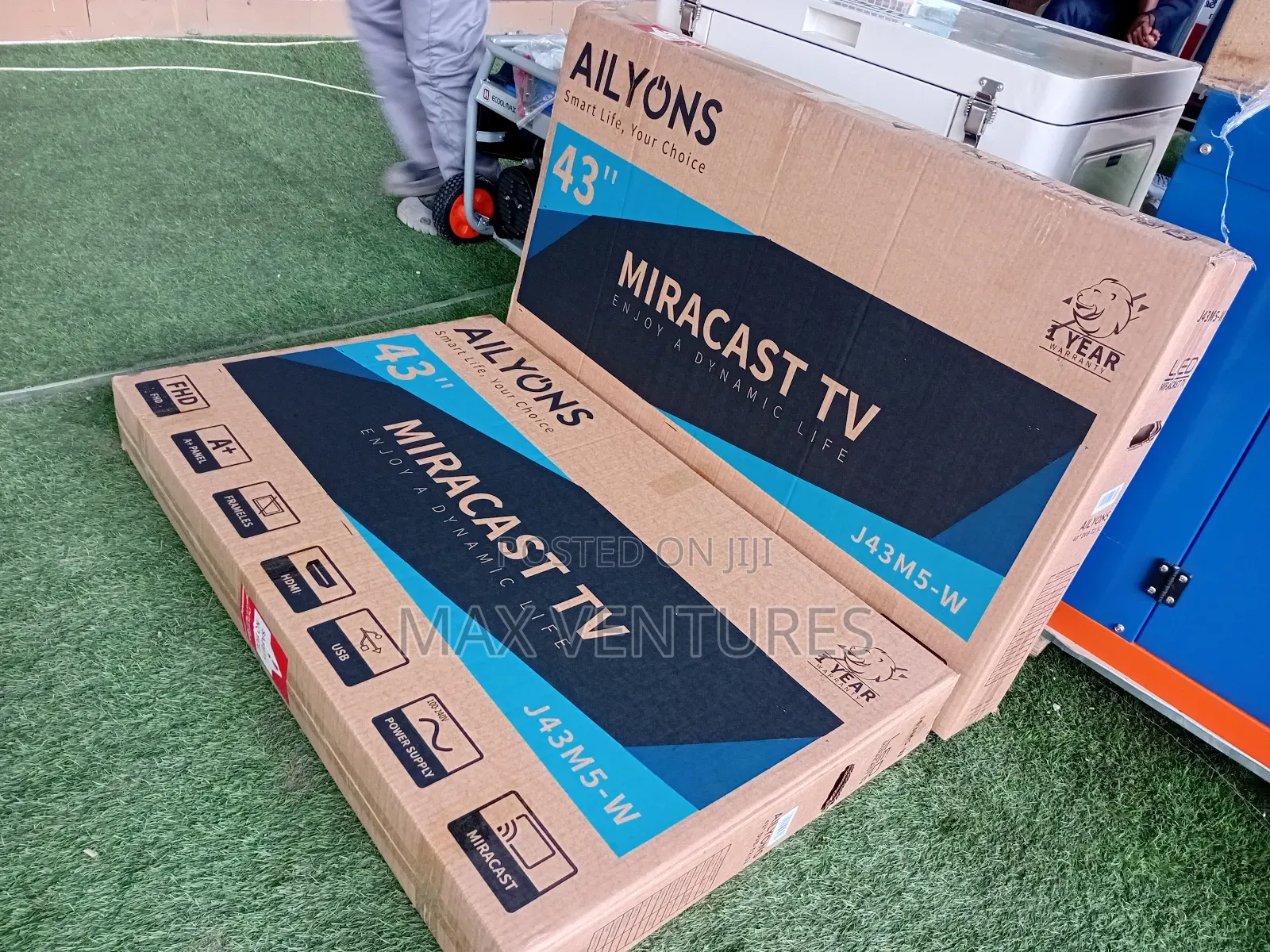 Ailyons 43" Led Frameless T2/S2 Digital Satellite Tv the Best Is Here