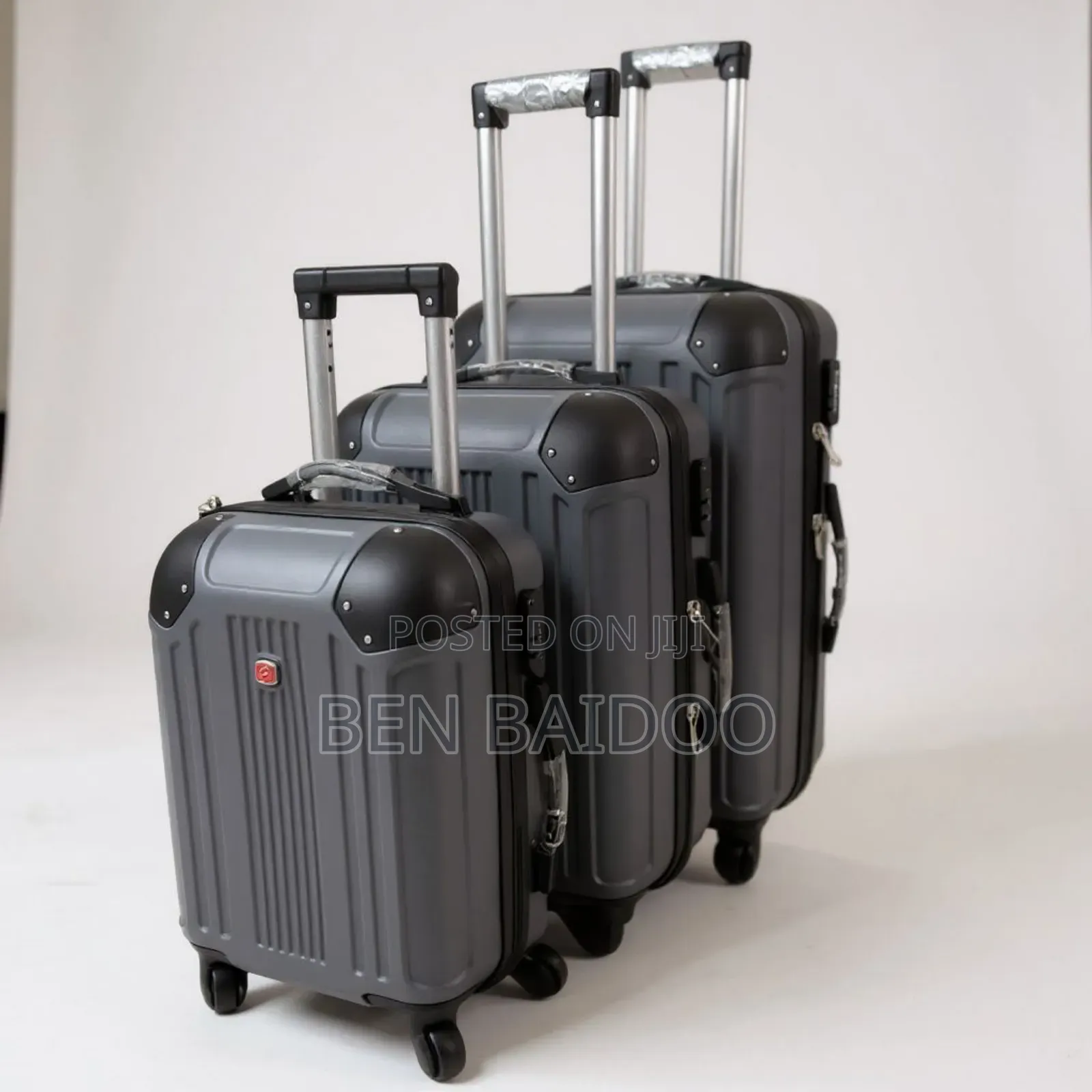3-Piece Suitcase Bags (With Combination Lock)