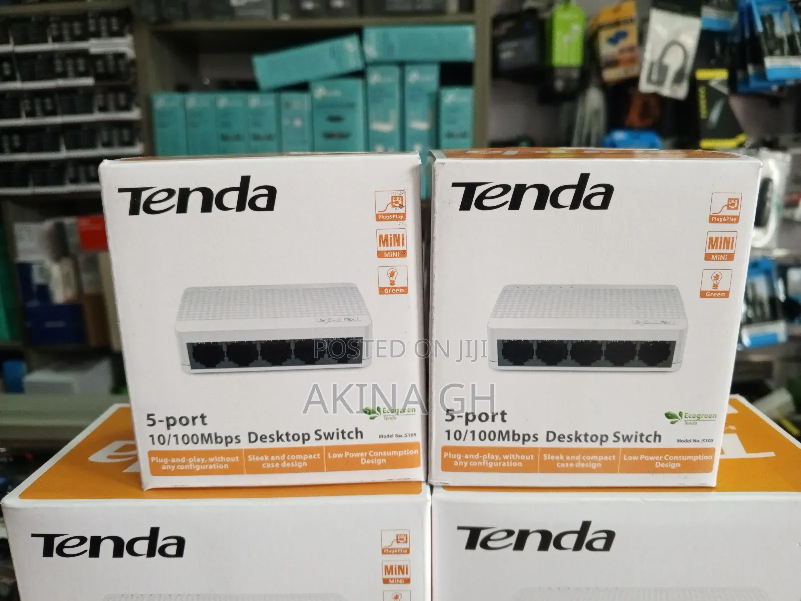 Tenda 5 Port Desktop Switch 10/100 MBPS S105
