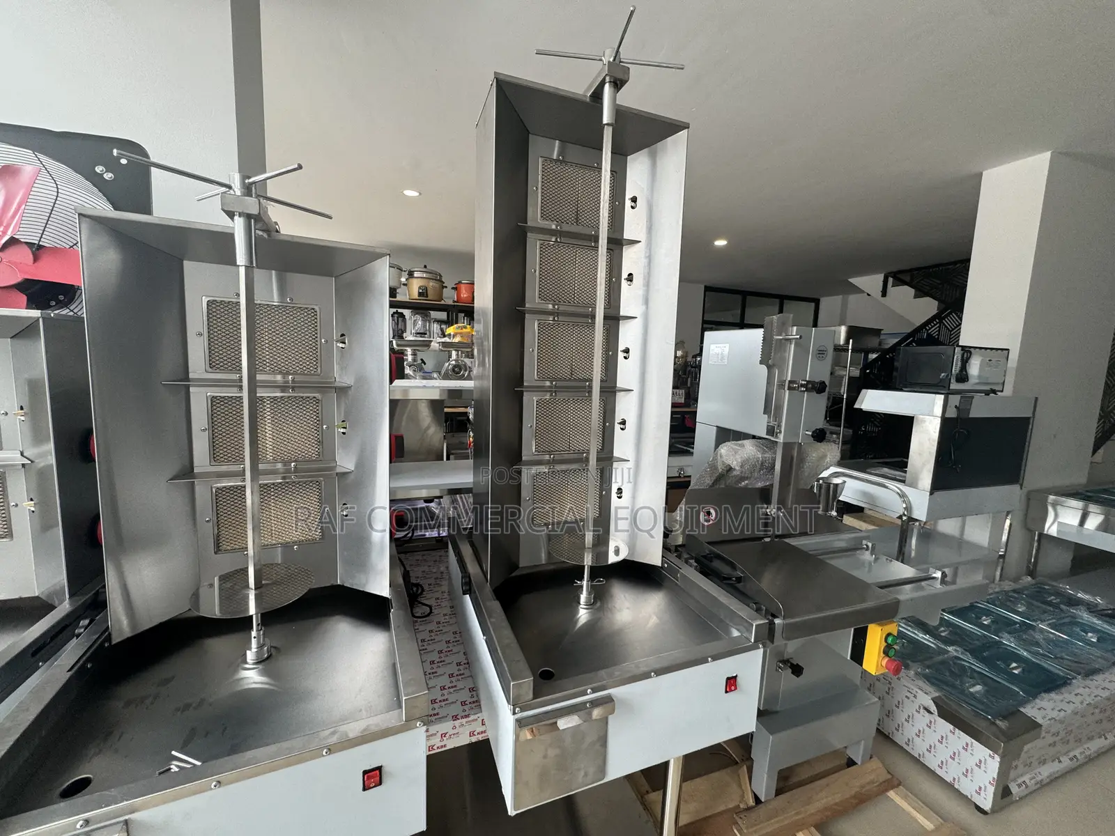 5 Burner Shawarma Machine Gas