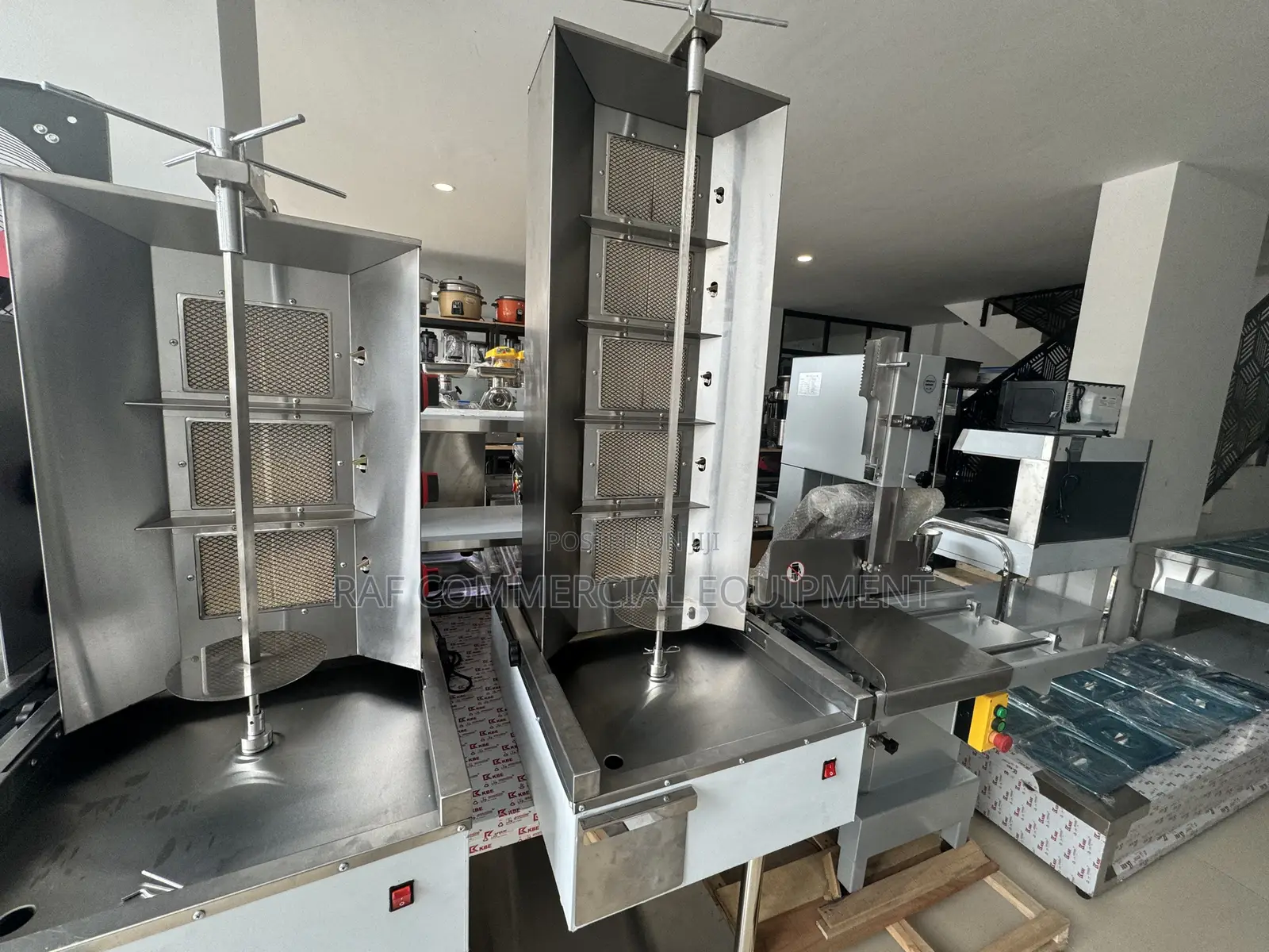 5 Burner Shawarma Machine Gas