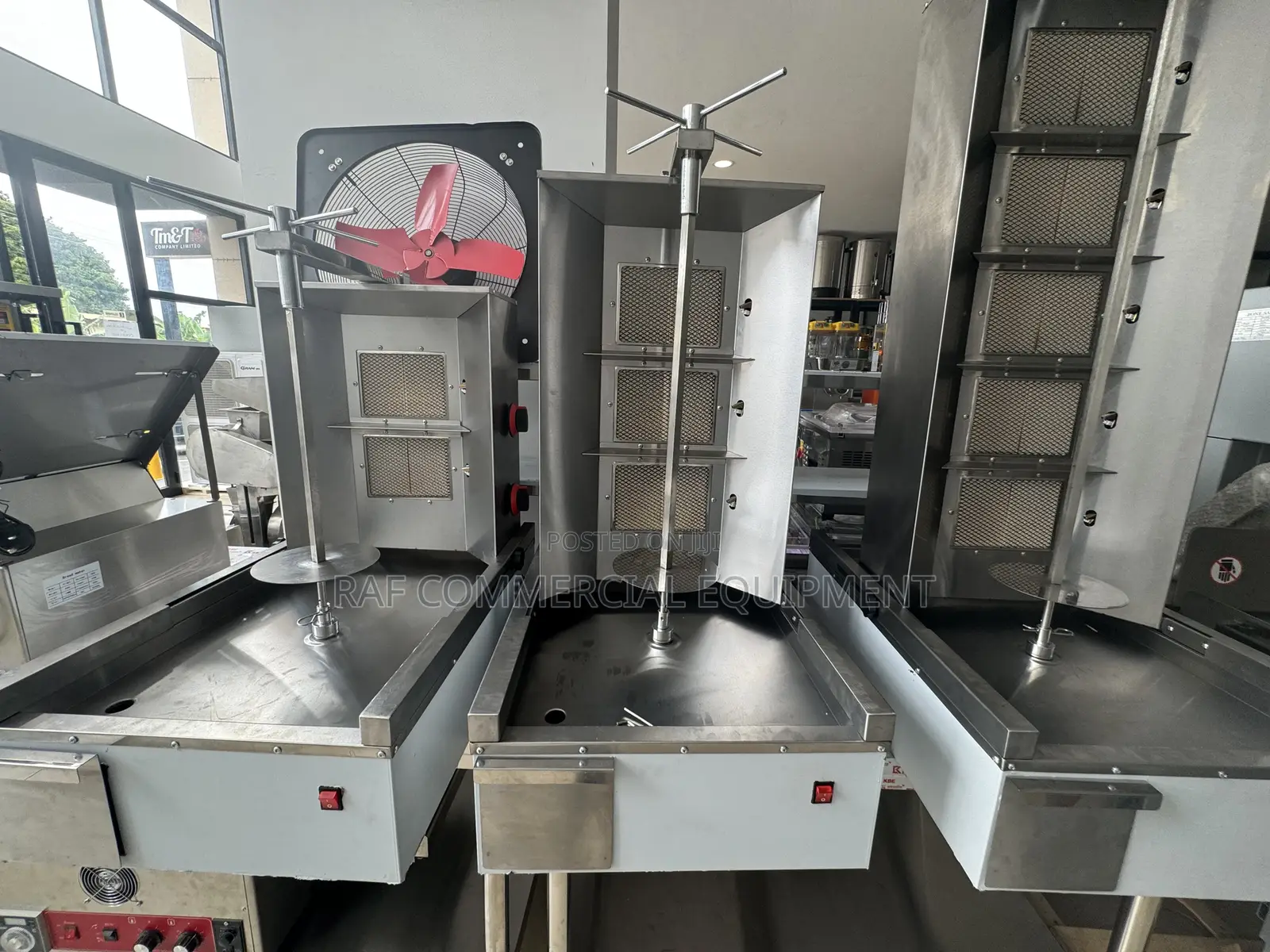 3 Burner Gas Shawarma Machine