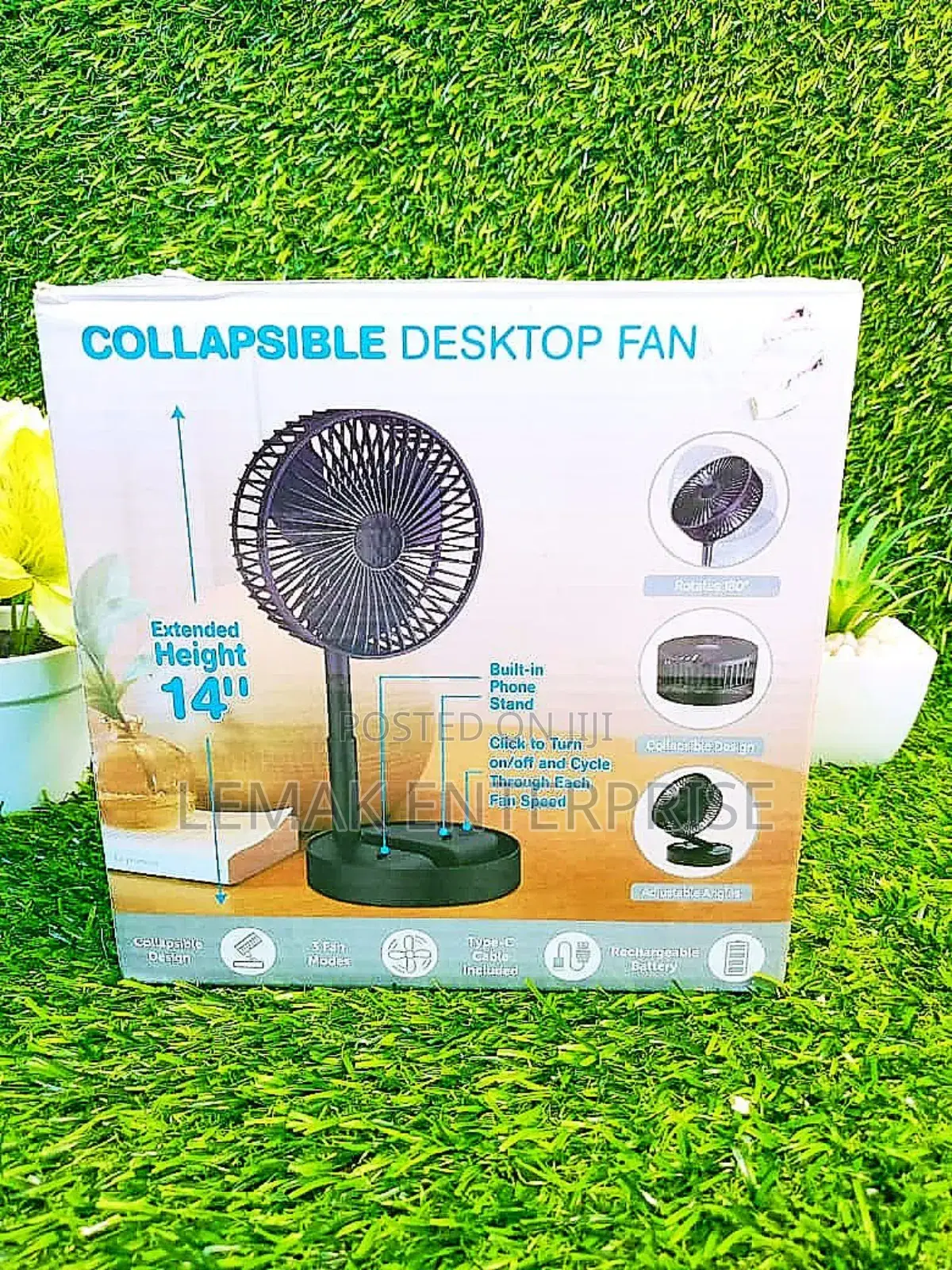 Collapsible Desktop Fan