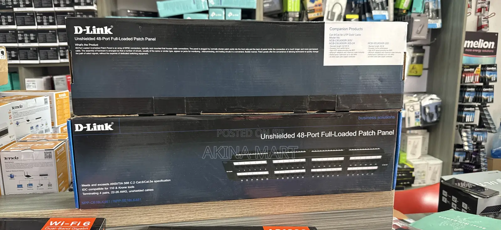 48port Dlink Patch Panel Unshielded 48-Port Full Loaded