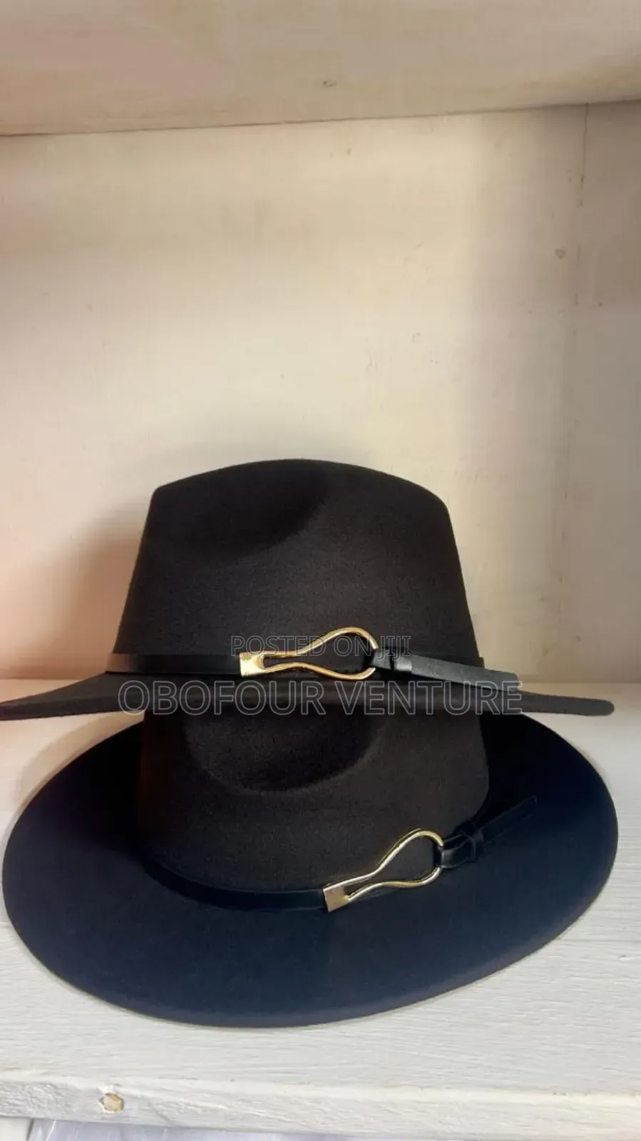 Angel Black Fedora Hat for Every Season and All Occasions Mm, M