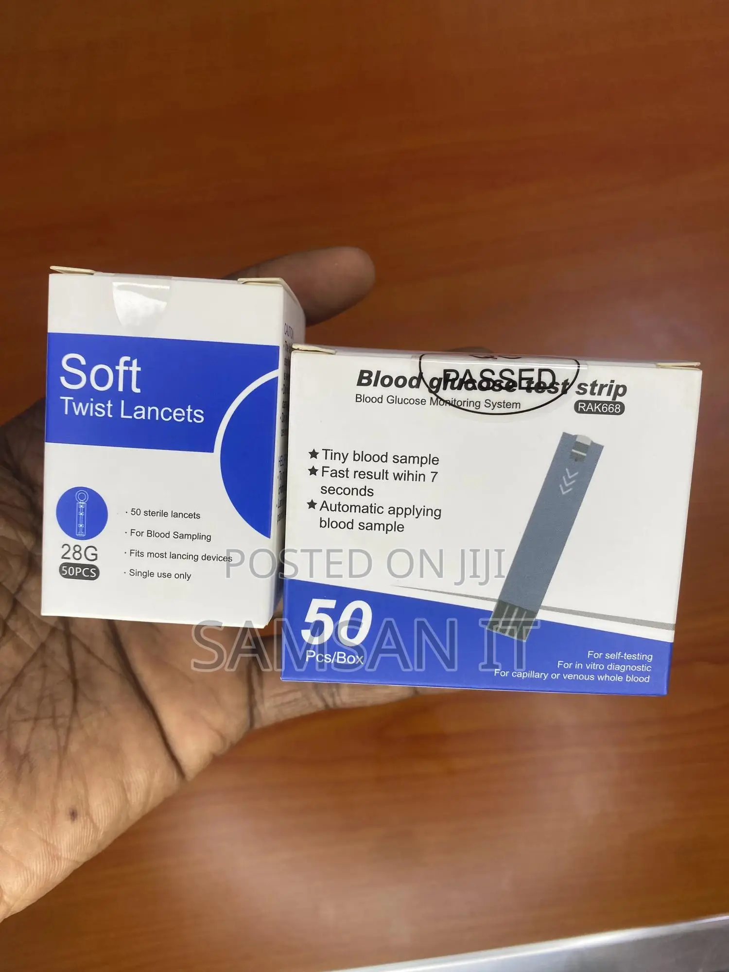Blood Glucose Meter Test Kit (Strip + Lancets)