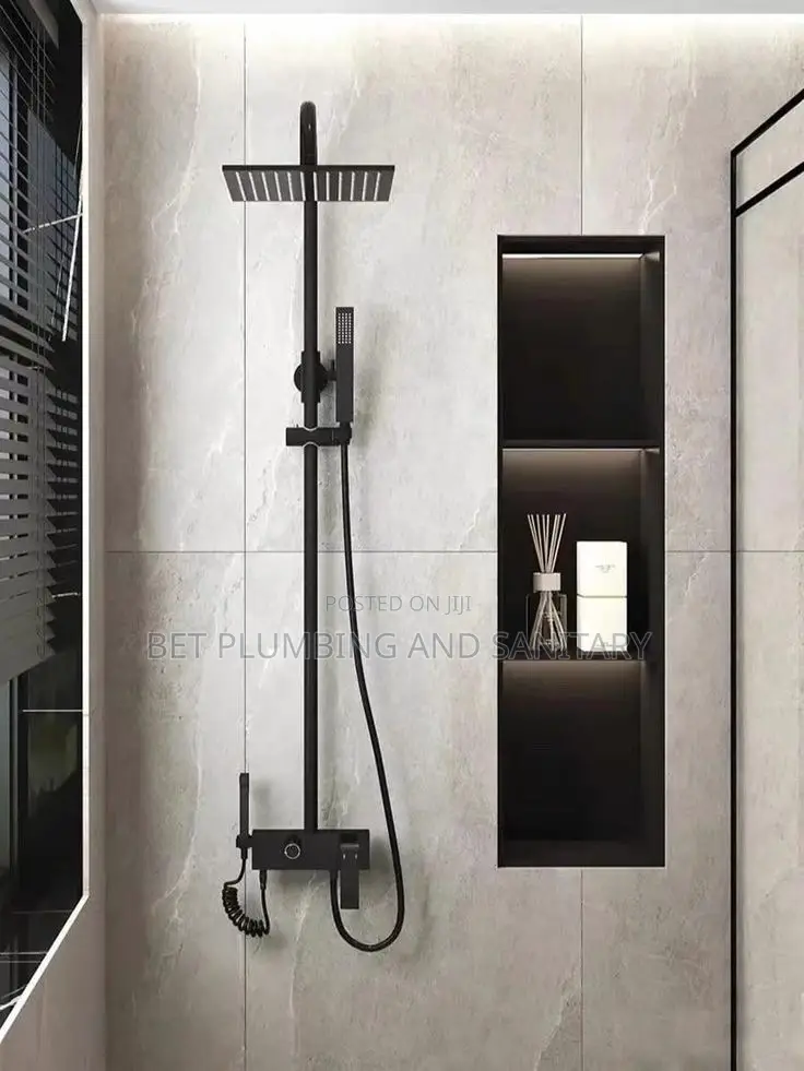 3in1 Black Shower _Bathroom Shower