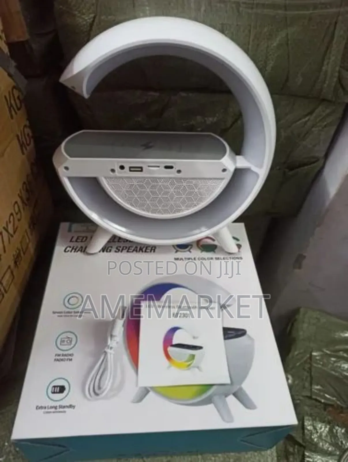 RGB Wireless Led Phone Charger Bluetooth Speaker
