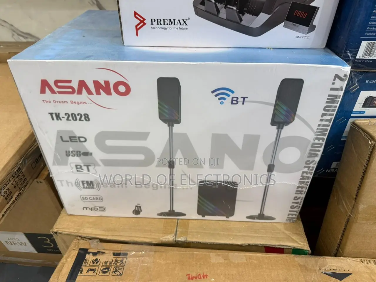 Bass Boost System Bluetooth 2.1ch Home Theater System Tk2028