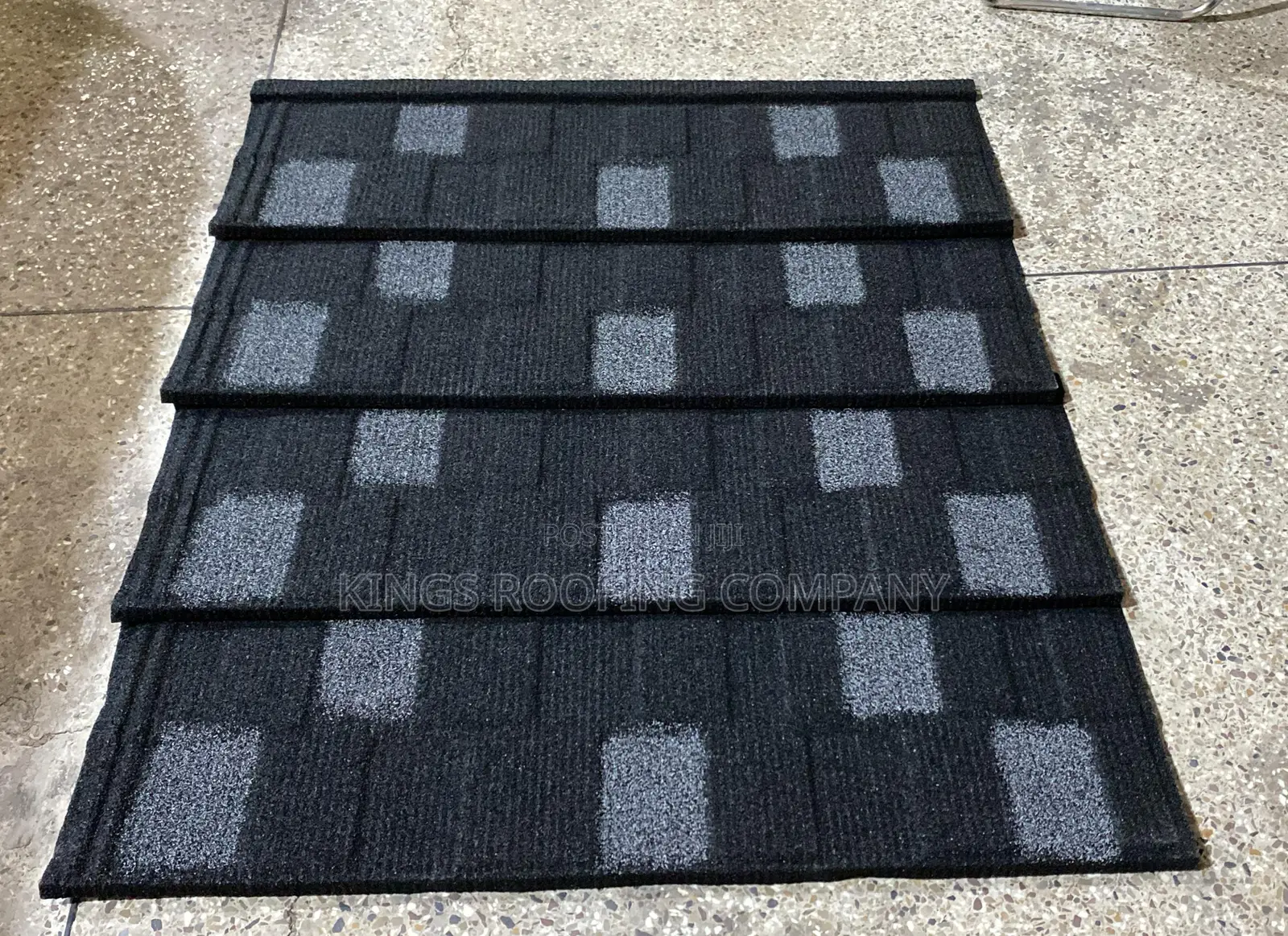 Graded Black and Ash Shingle Roofing Tiles