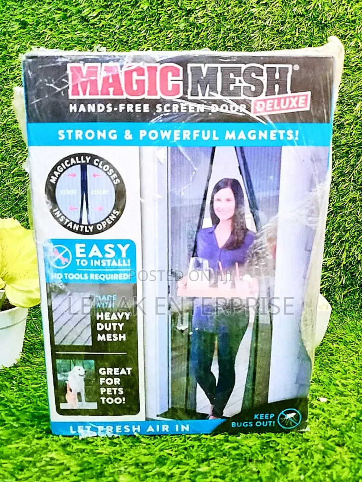 Magic Mesh Hand-Free Screen Door