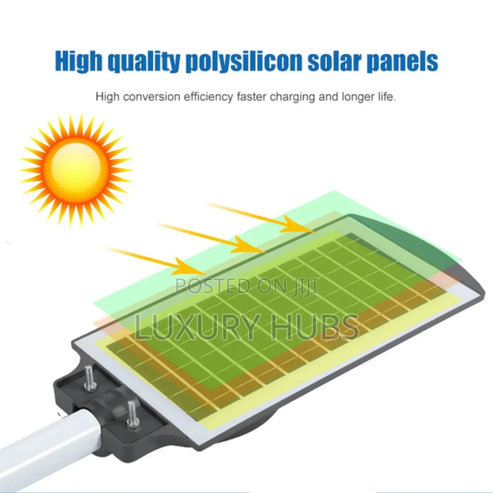 Rader Sensor Control 500w Solar Street Light