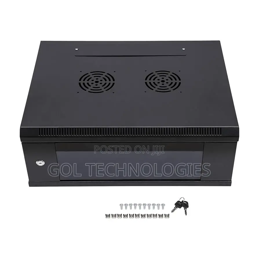 2u Server Rack Network Cabinet for DVR With Front Glass