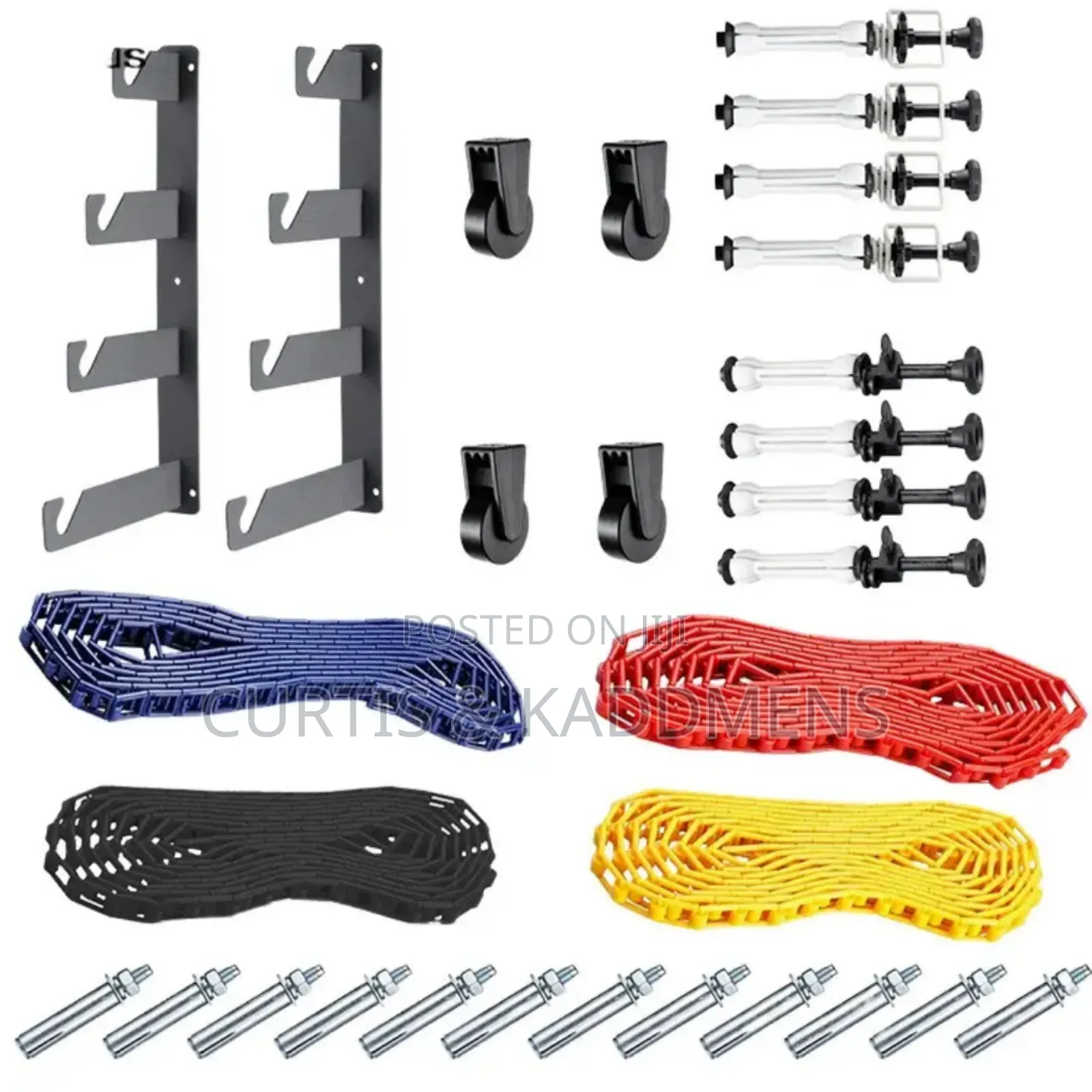 3 Roller Photography Background Wall Mount Support
