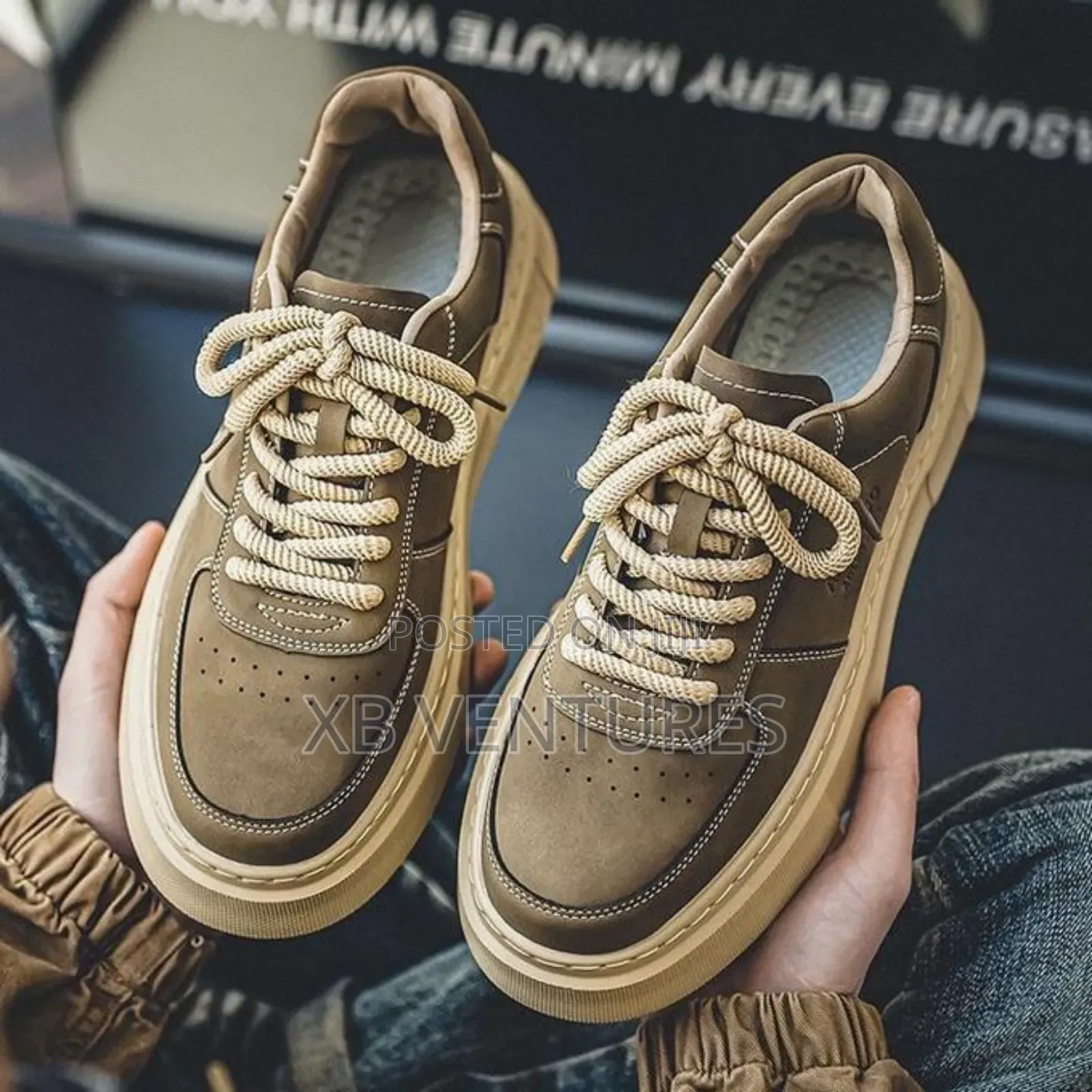 Running Casual Board Shoes Brown