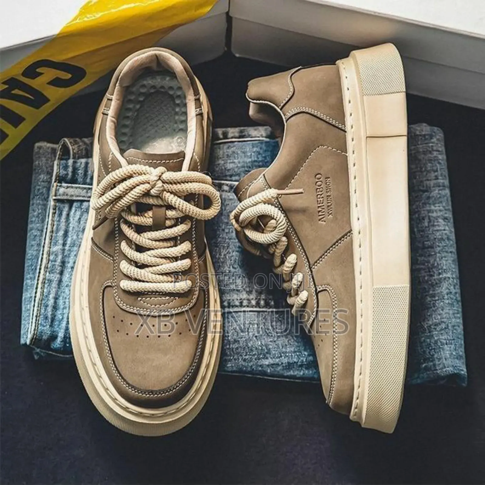 Running Casual Board Shoes Brown