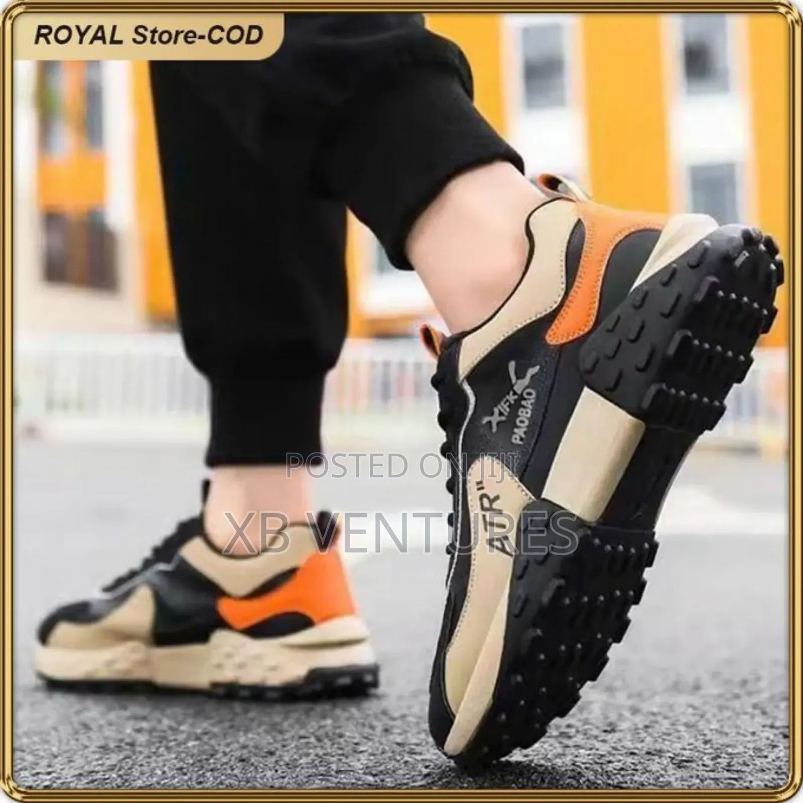 Ashion Men's Lace-Up Casual Sneakers