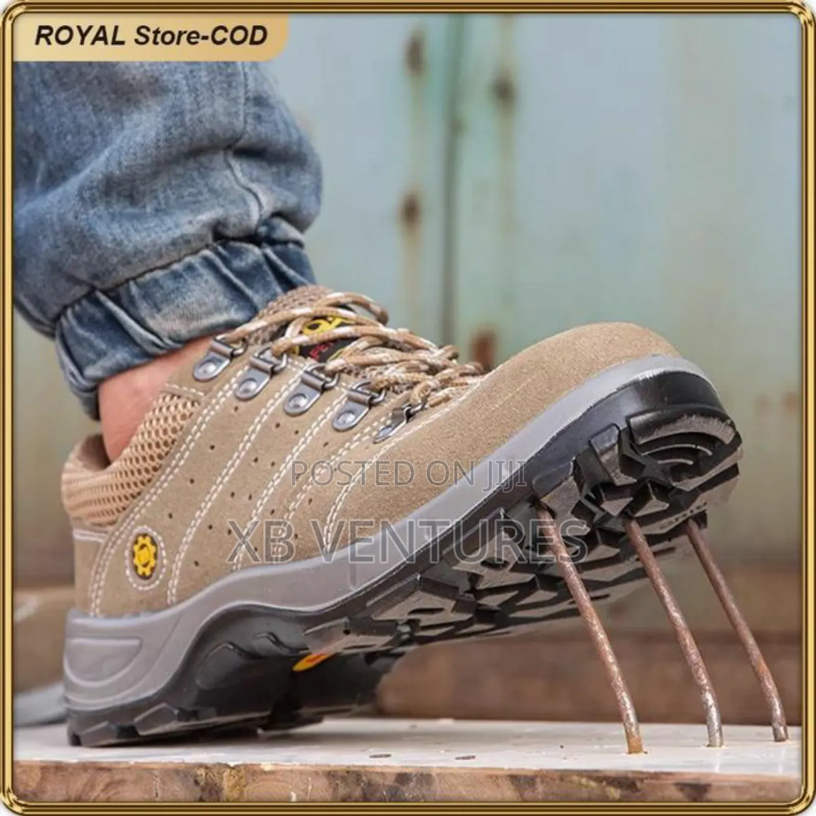 Steel Toe Safety Work Shoes – Anti-Smash Puncture-Resistant