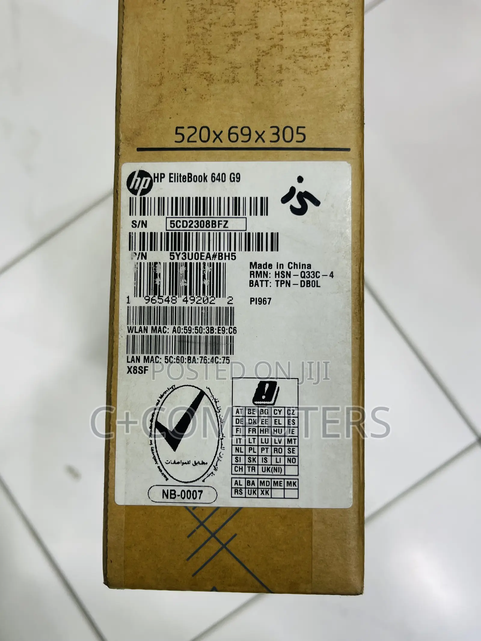 New Laptop HP EliteBook 640 G9 8GB Intel Core I5 SSD 512GB