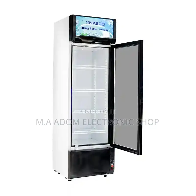 Nasco 358 Litres 1 Door Showcase Fridge
