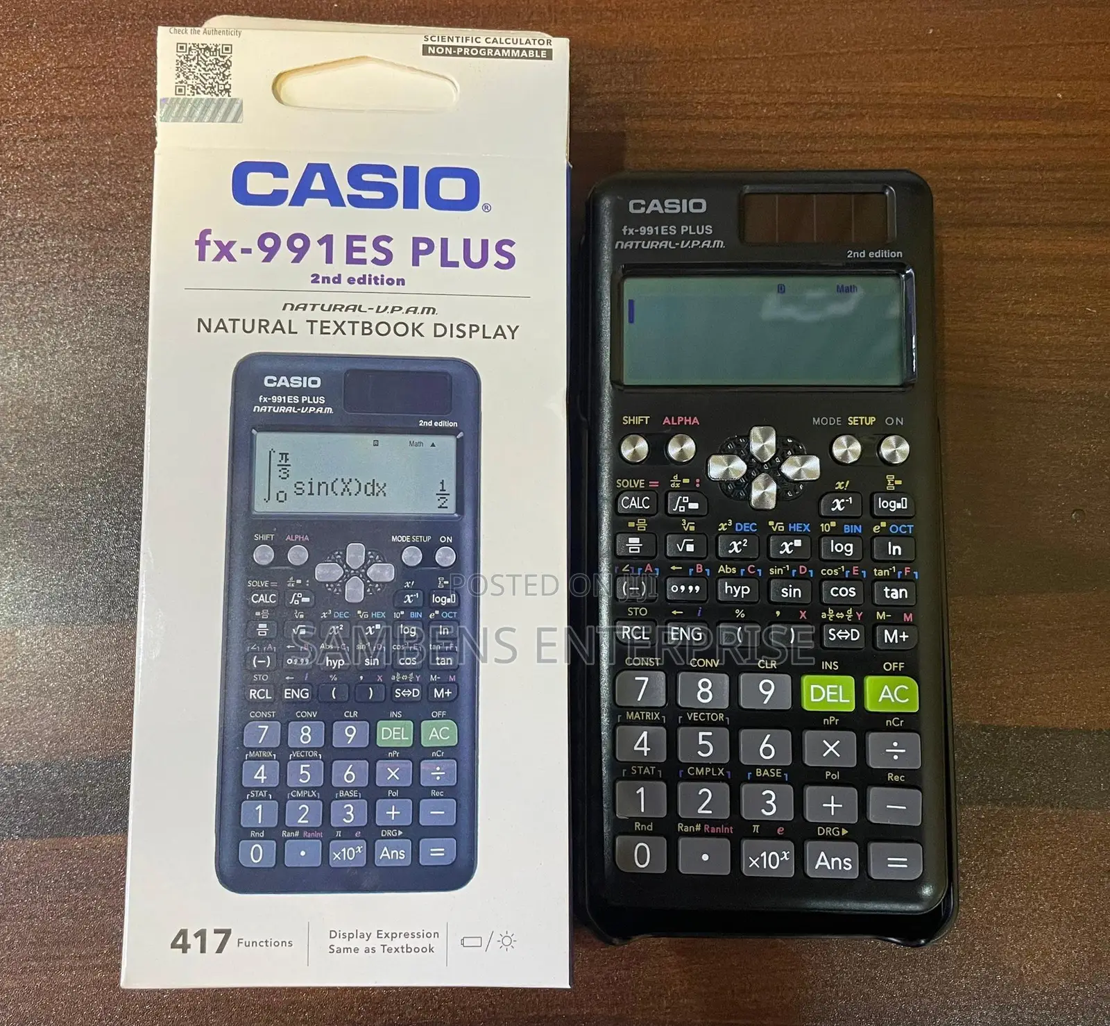 Casio Fx-991es Plus Second Edition Scientific Calculator