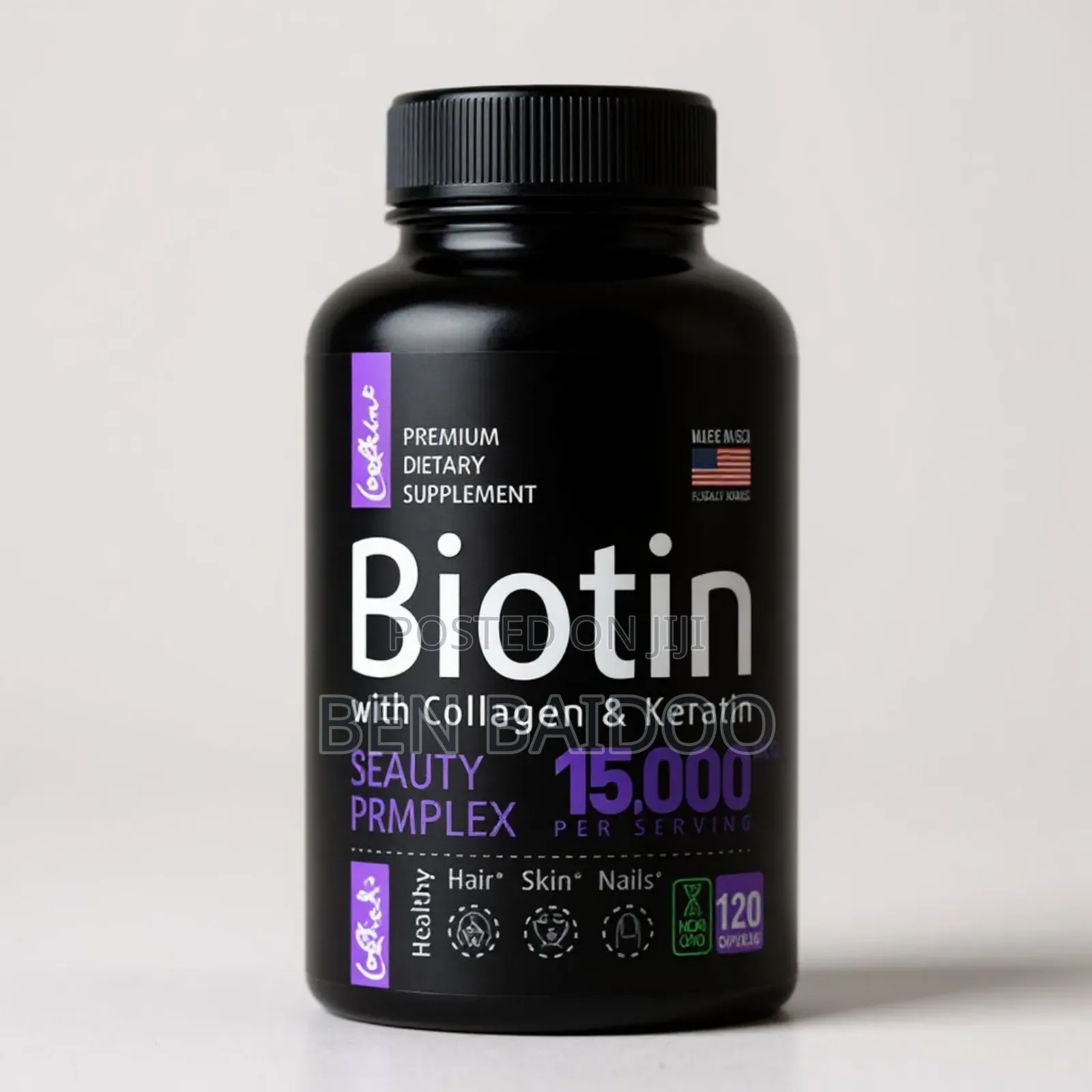 Biotin Supplement Beauty Complex (Hair Growth)