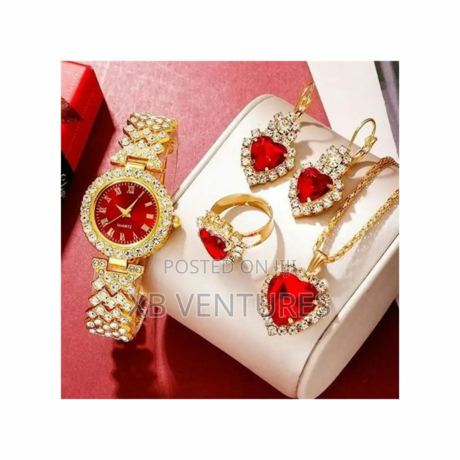 5-Piece Set of Gold Luxury Watches