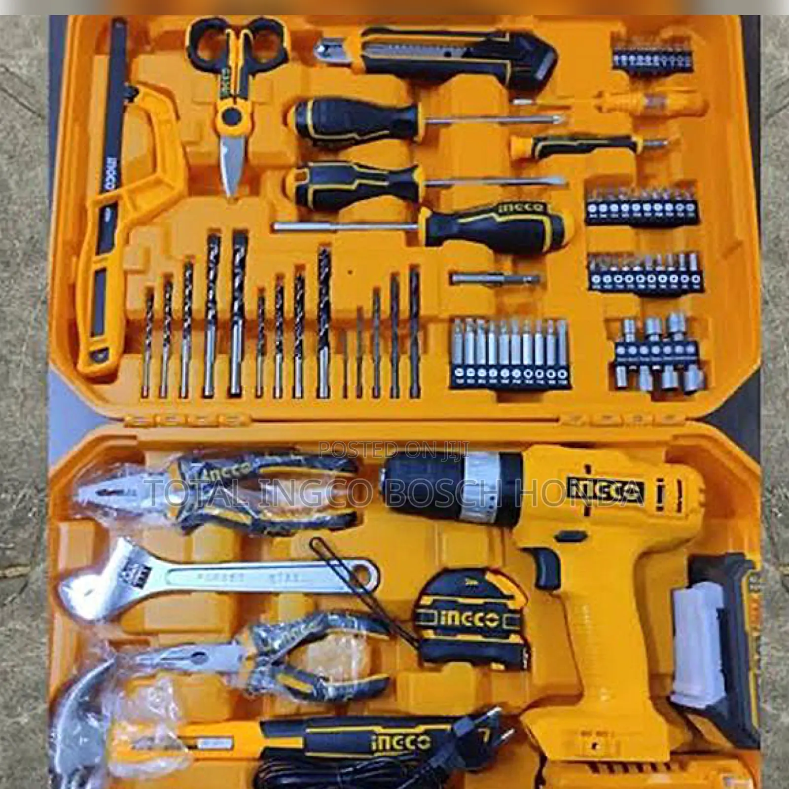 Drill + Toolset (Ingco 165 Pieces)