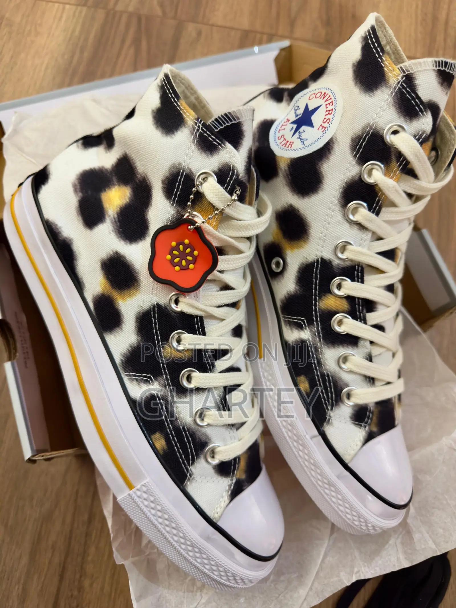 Original Kenzo Converse All Stars High Top Sneakers