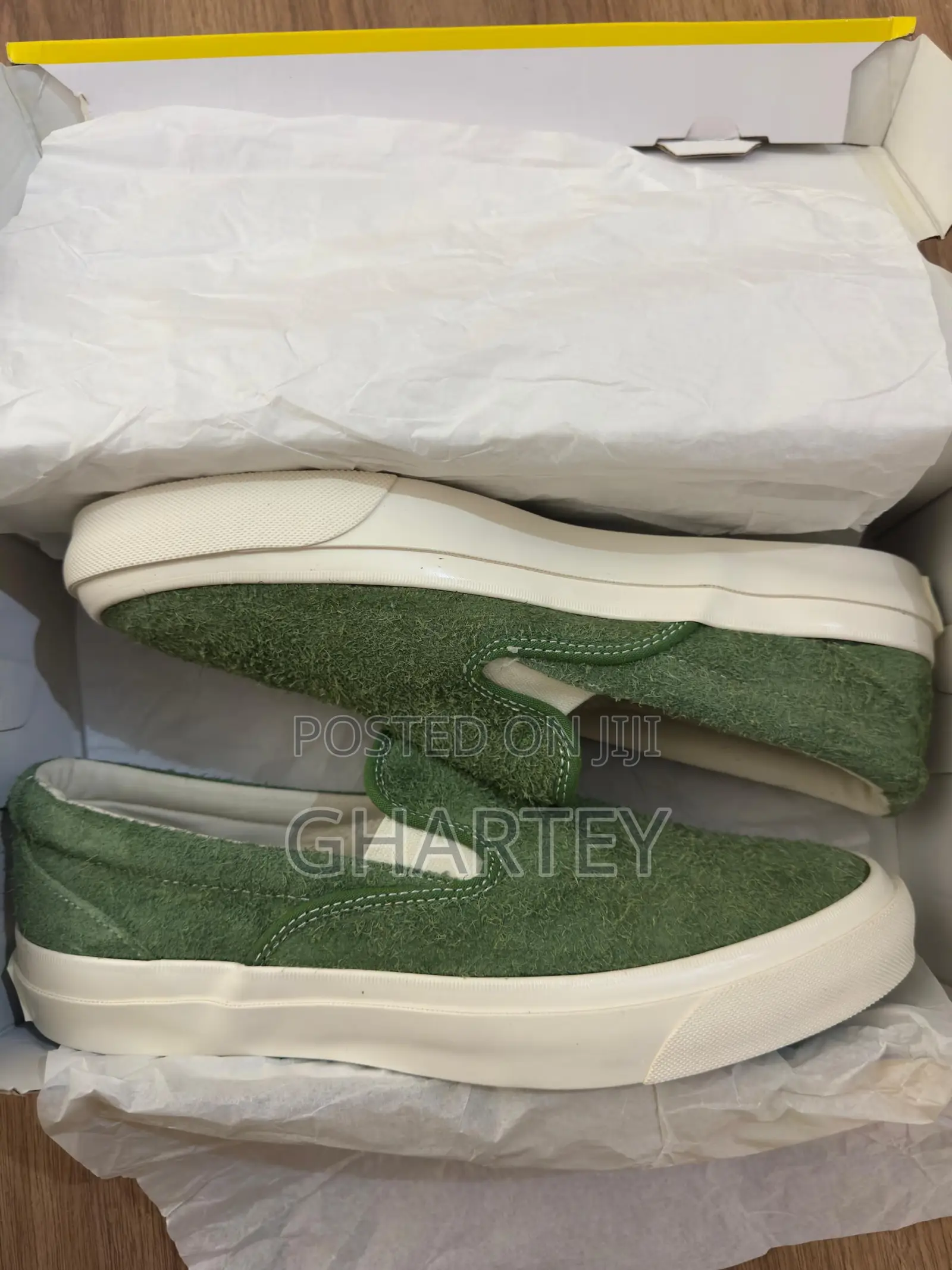 Golf Le Fleur* X Converse Black Wool Slip-ons 3 Colors Displayed
