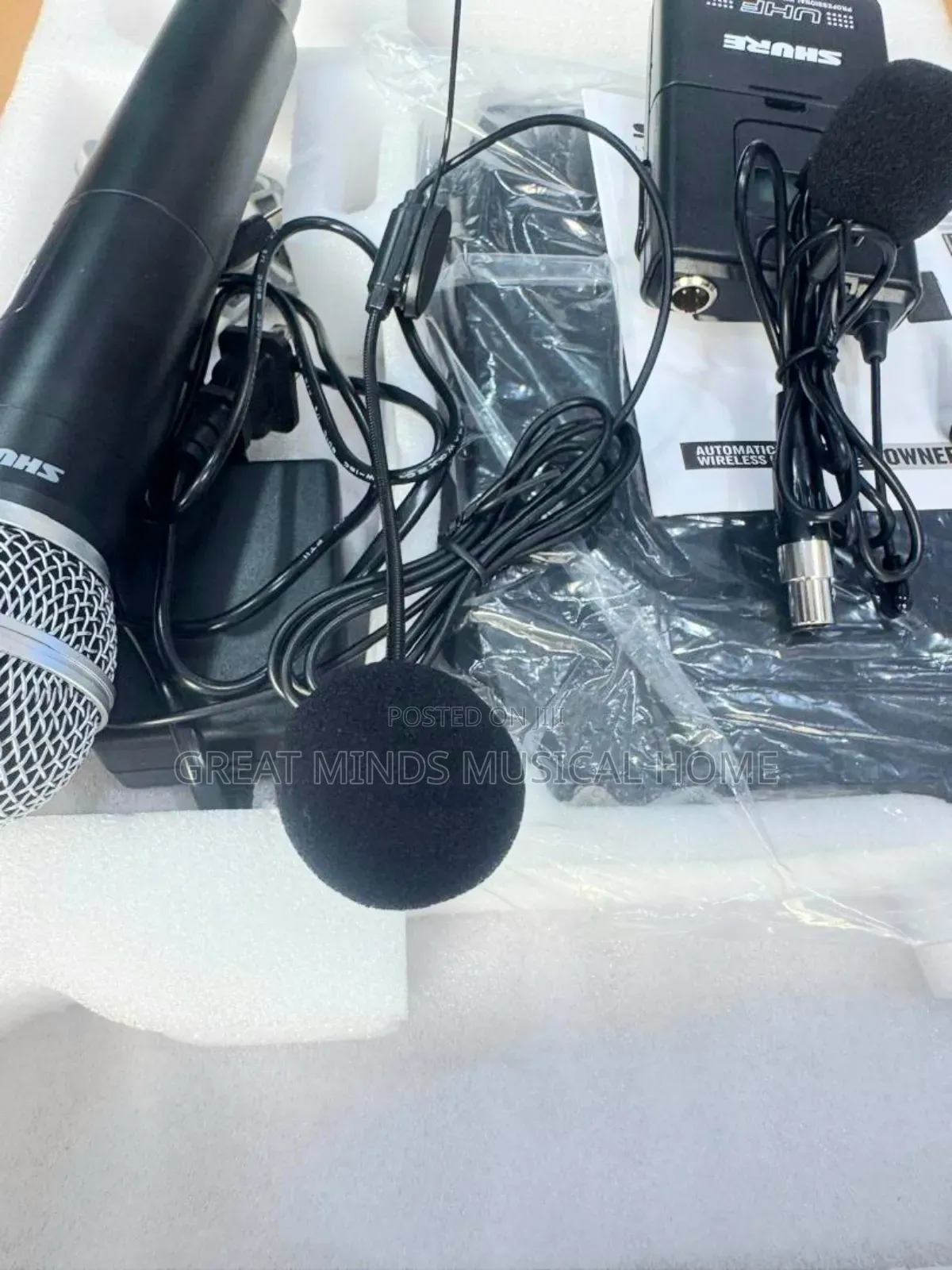 3 in 1 Shure Glxd4 Lapel Microphone