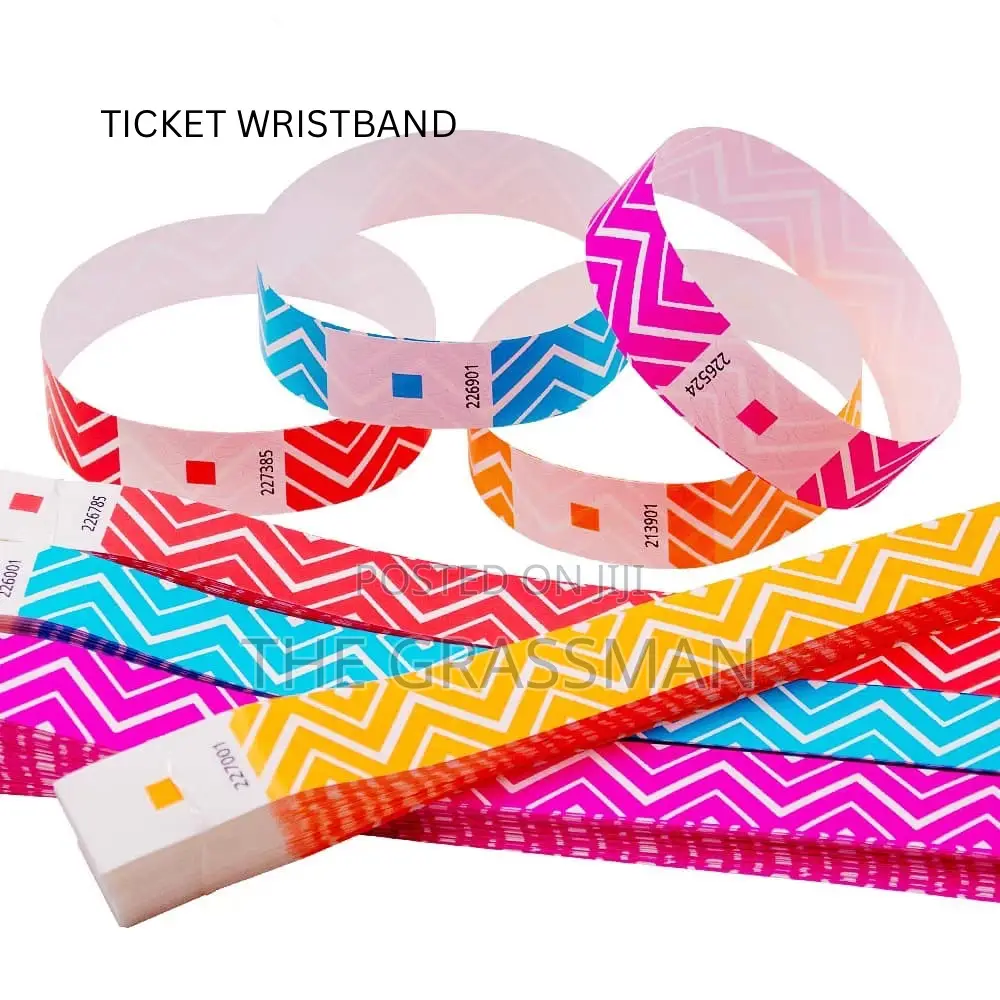 One Time Use Ticket Hand Wristband