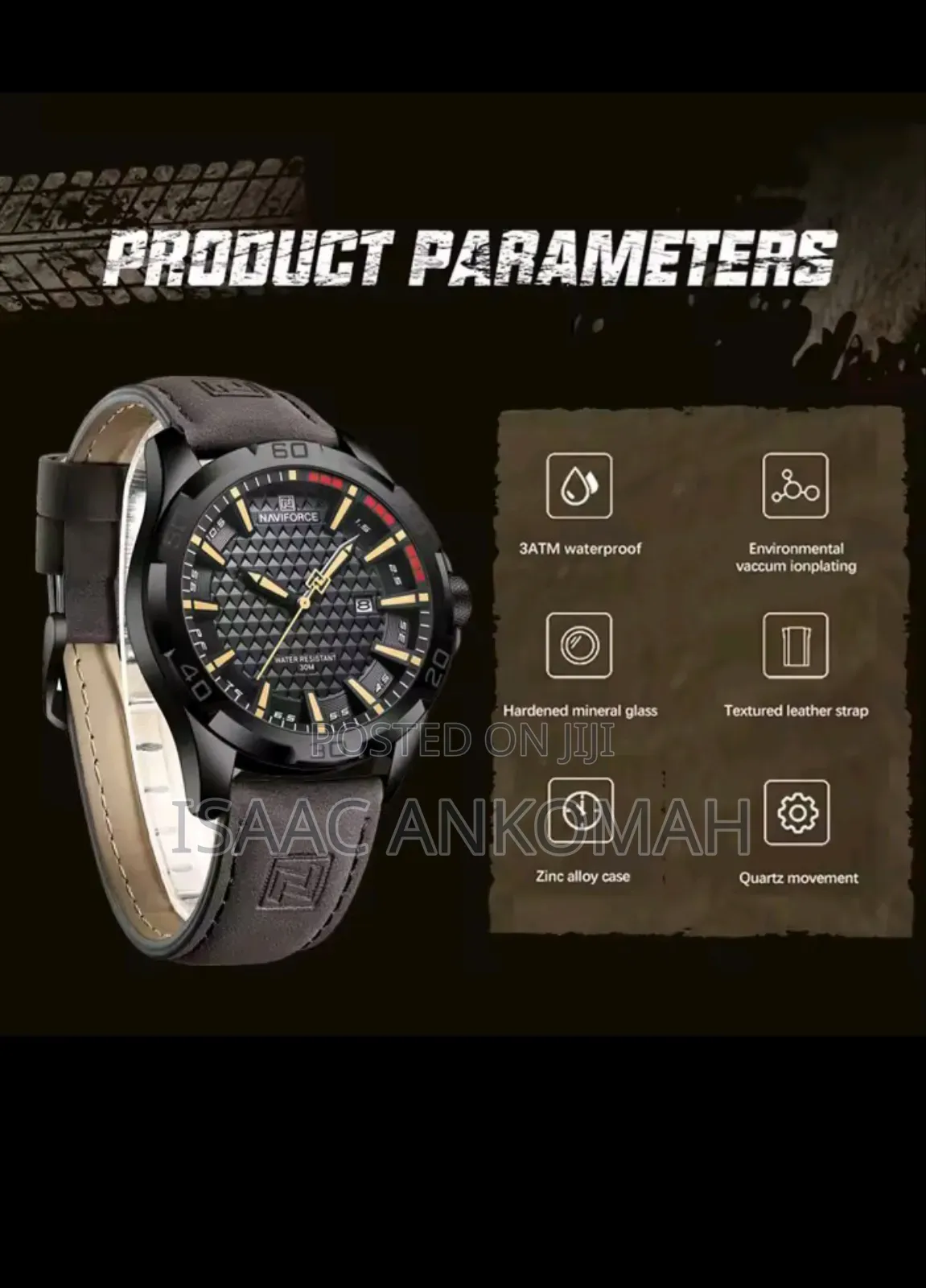Naviforce Brown Watch