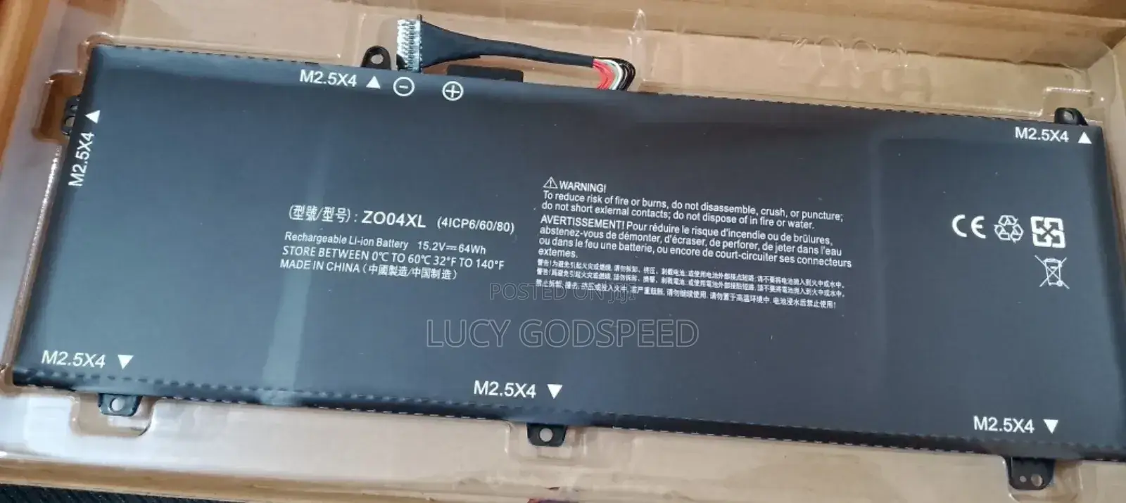 Zo04xl Battery for Hp Zbook