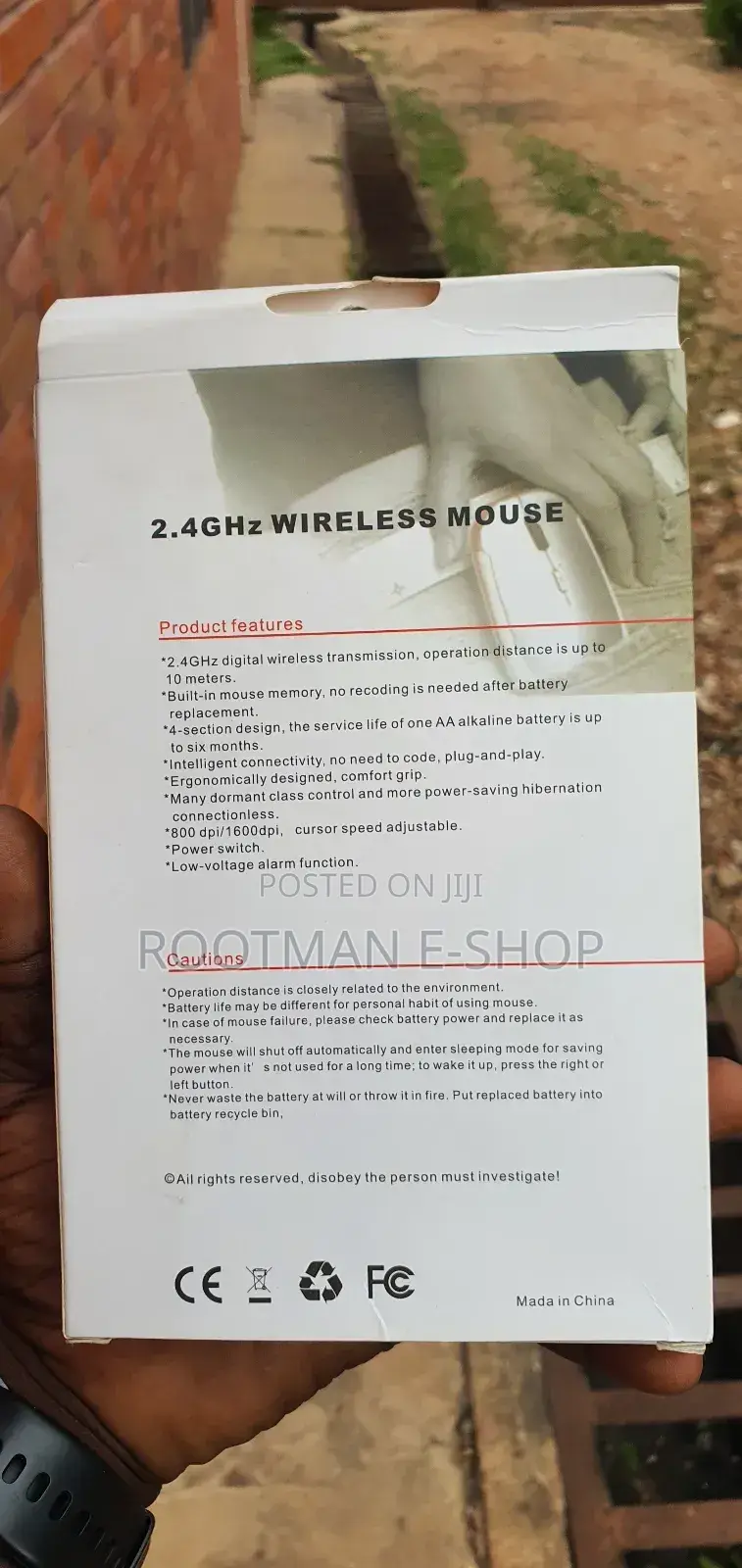 Hp Wireless Optical Mouse
