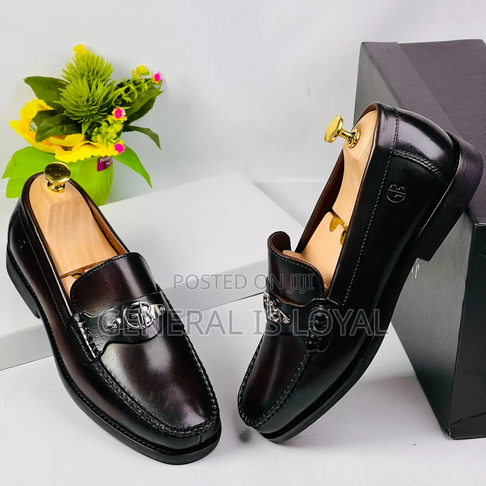 Gianfranco Butteri Coffee Color Men Leather Loafers Shoe