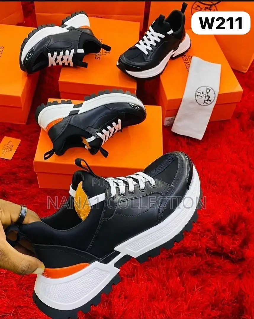 Hermes Paris Luxury Italian Unisex Sneakers “3 Colors”