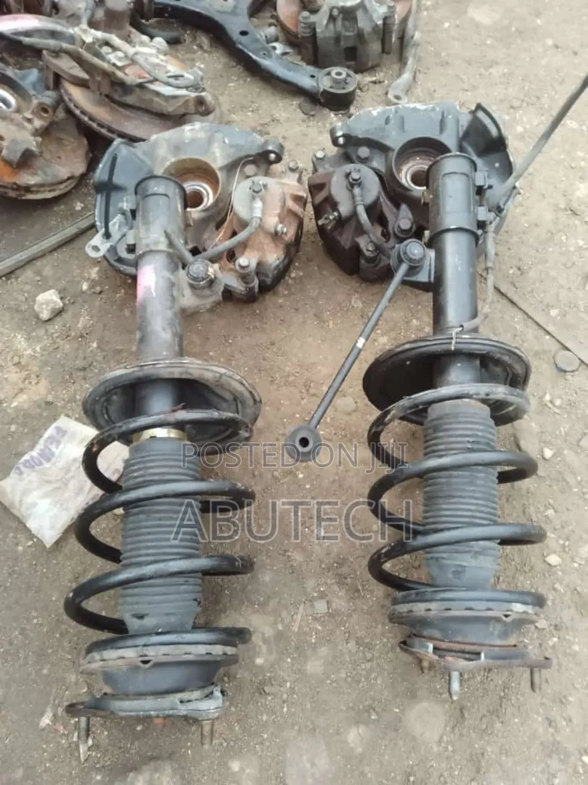 Front Shock and Hub Hundia Accent, Kia Rio 2005, 2006, 2008, 2010