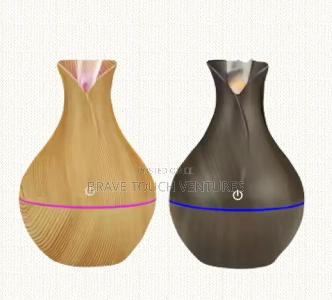 Portable Wood Air Humidifier Cool Mist Oil Diffuser