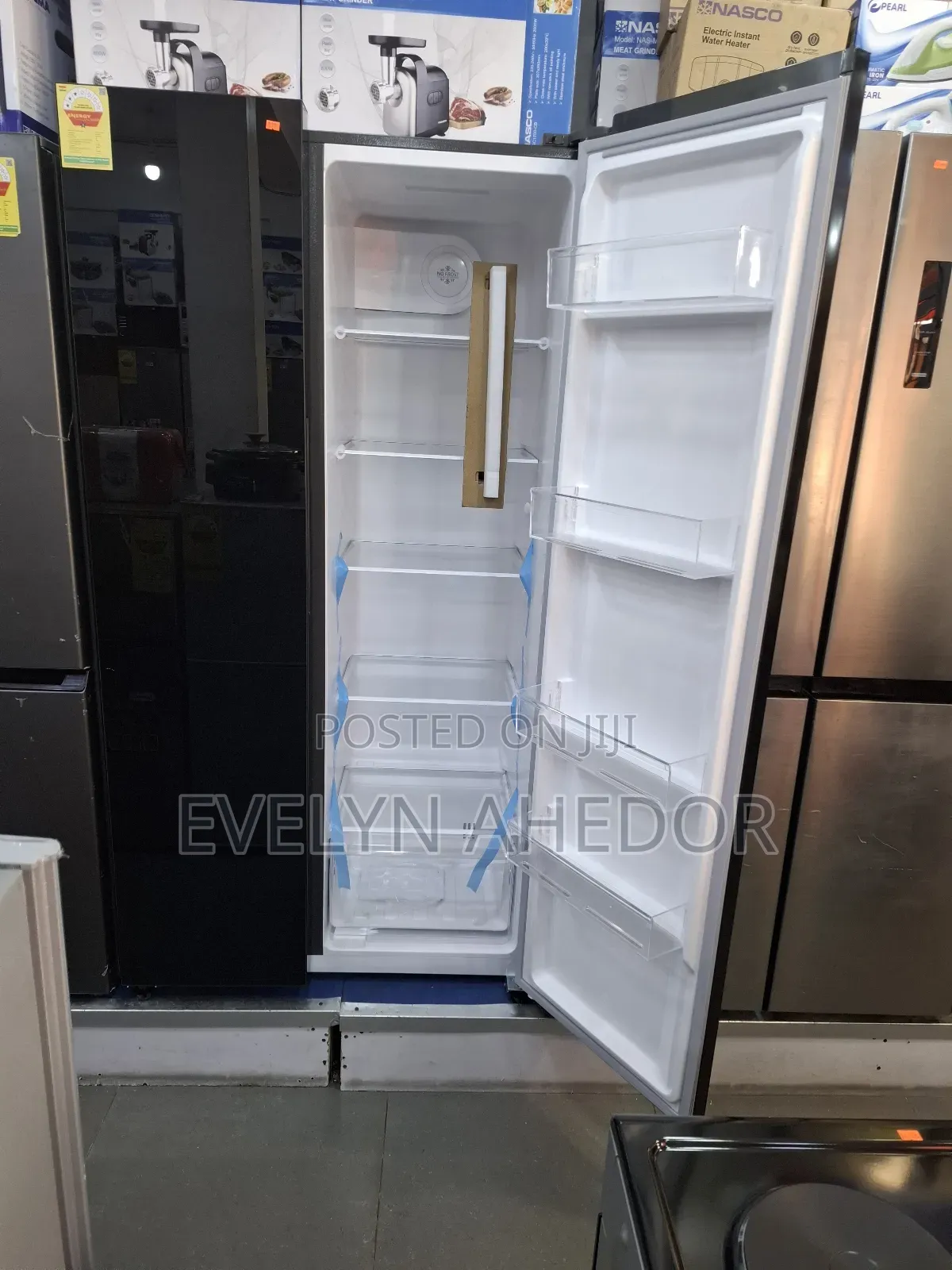 Moist Freezer Zone Nasco Side by Side Fridge 525ltrs Brand New
