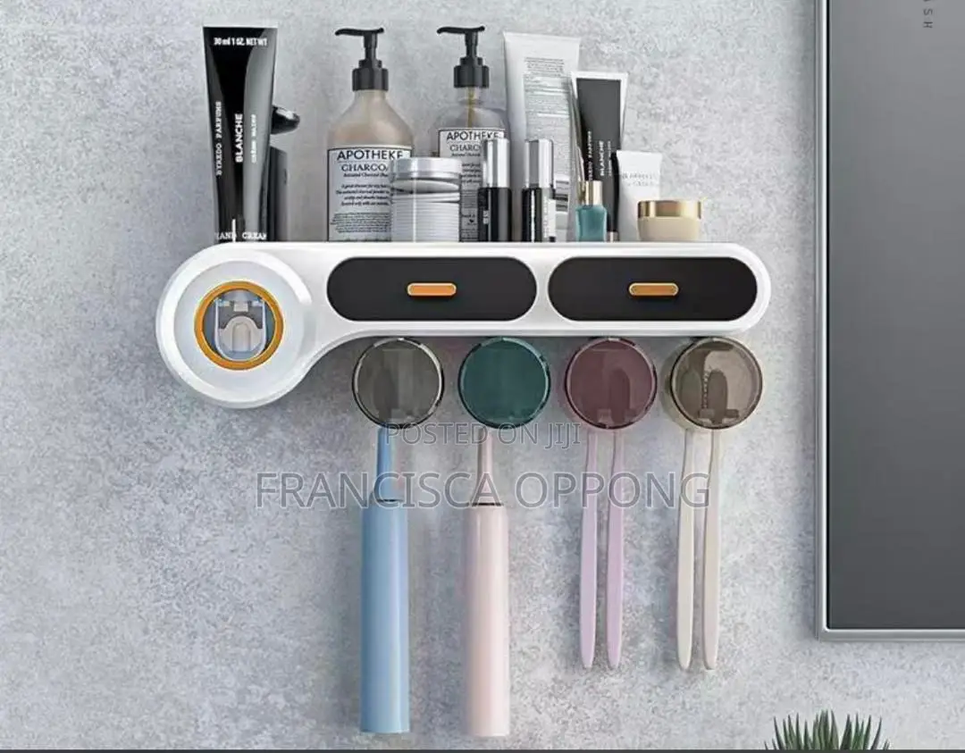 All-in-One Toothbrush Holder Set - Automatic Toothpaste