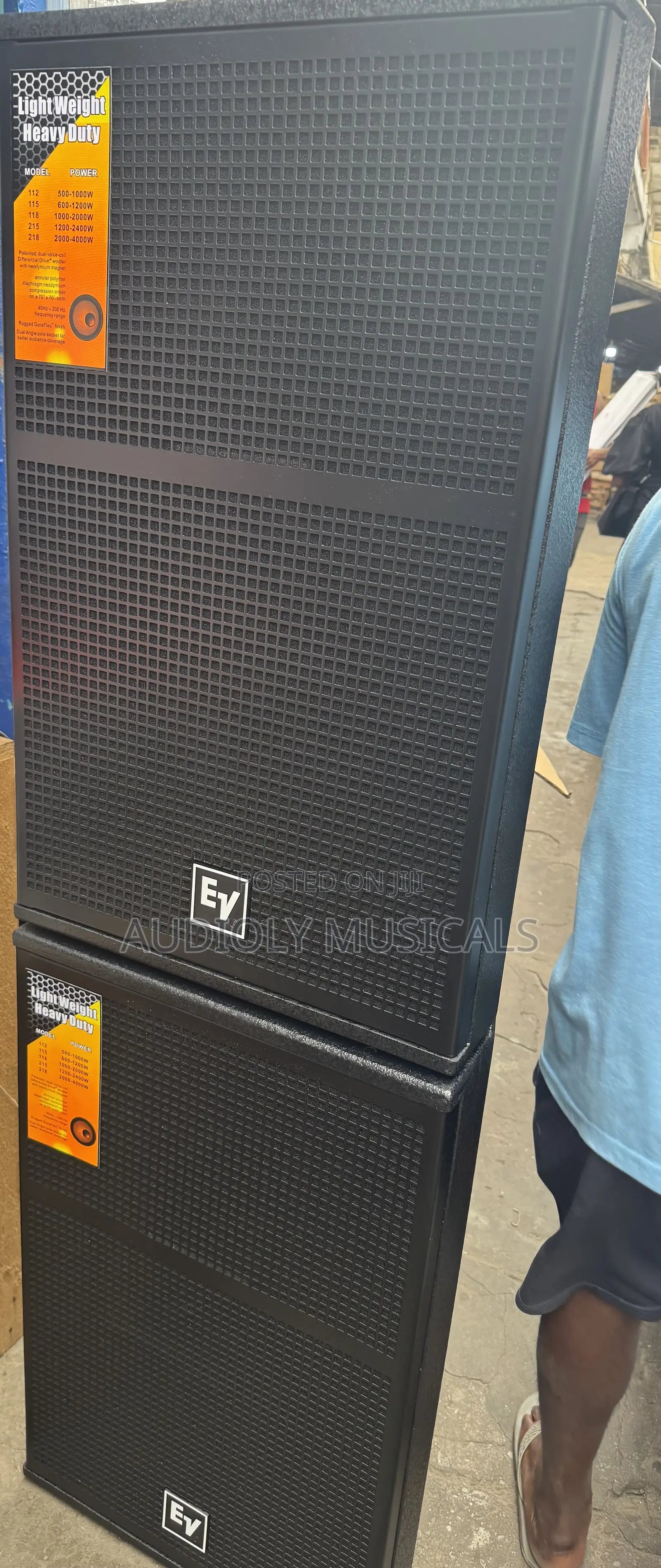 Electro - Voice Short Range (Pair)